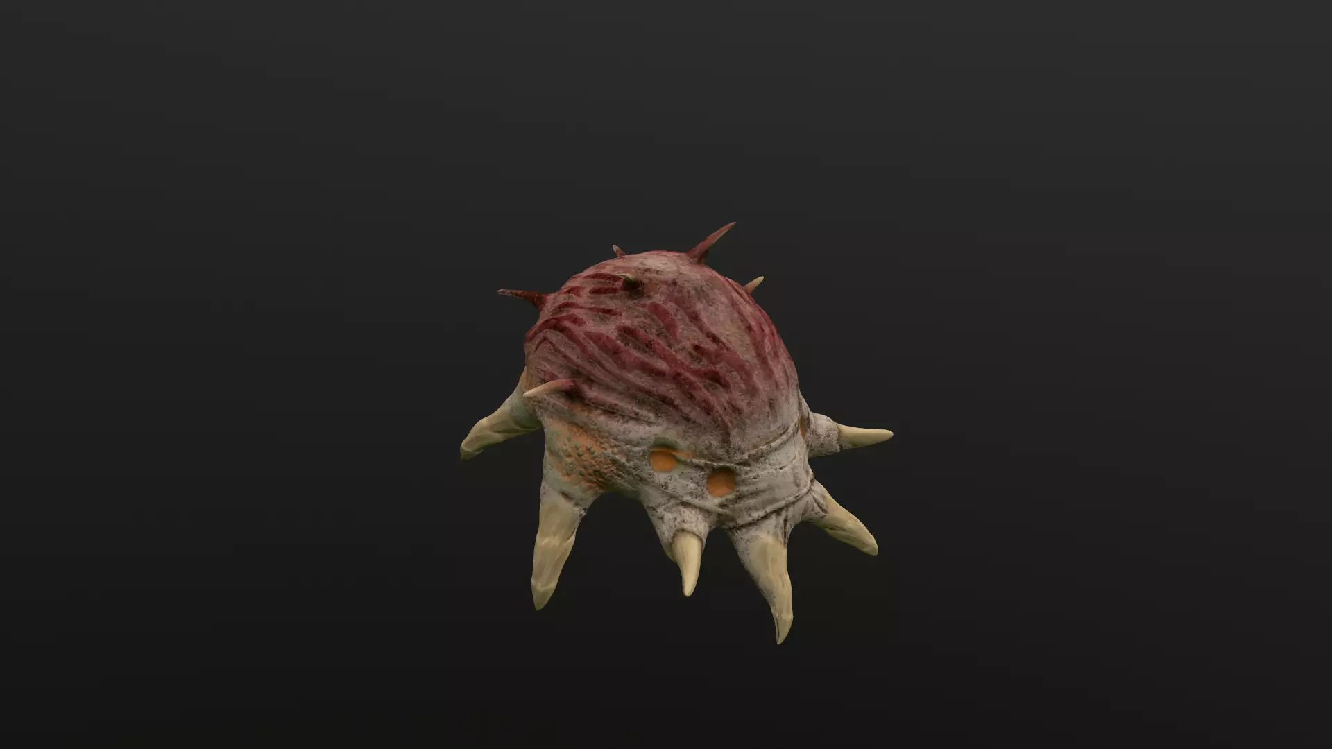 worms bug dust insect  Low-poly 3D model_0