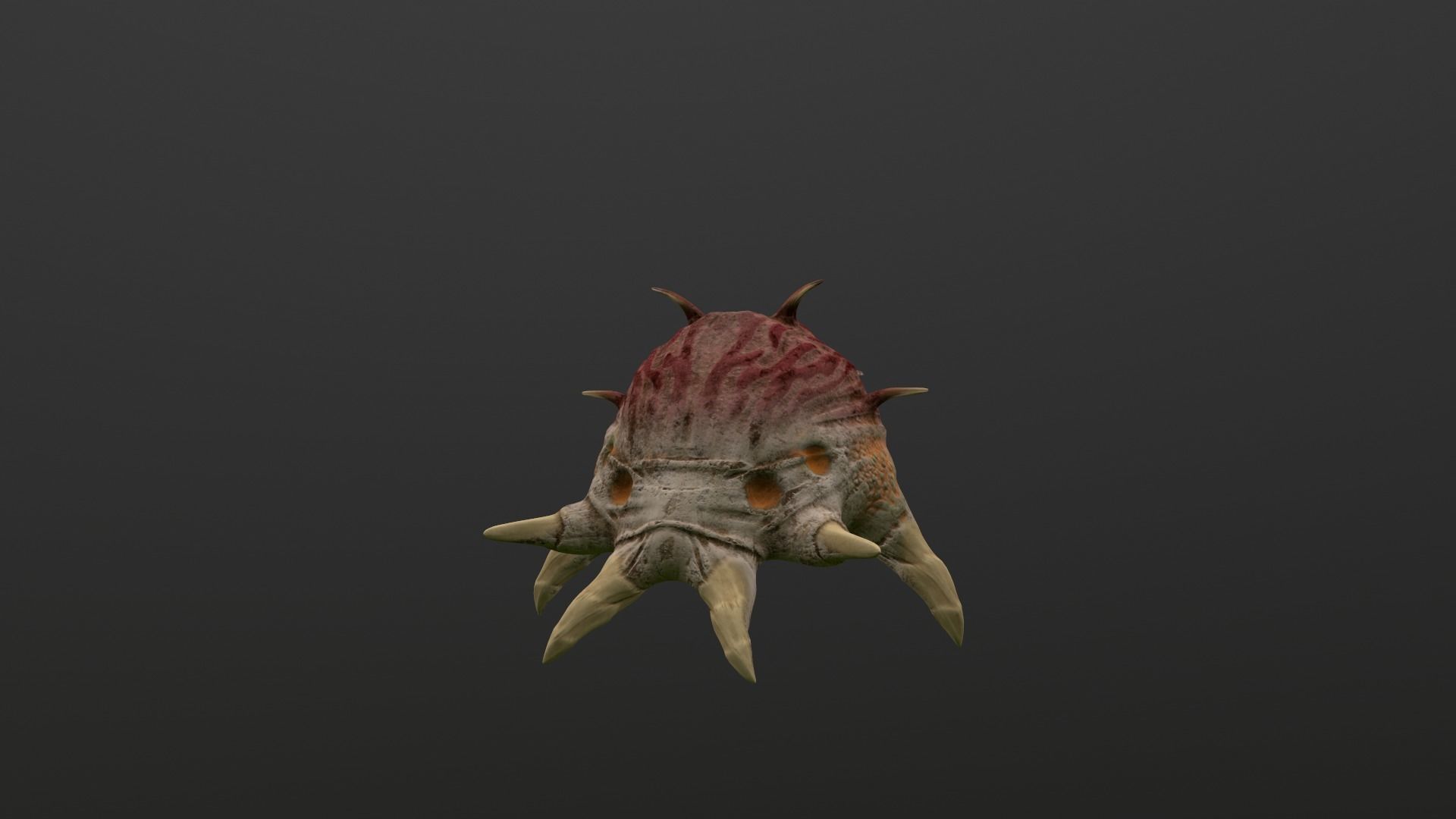 worms bug dust insect  Low-poly 3D model_4