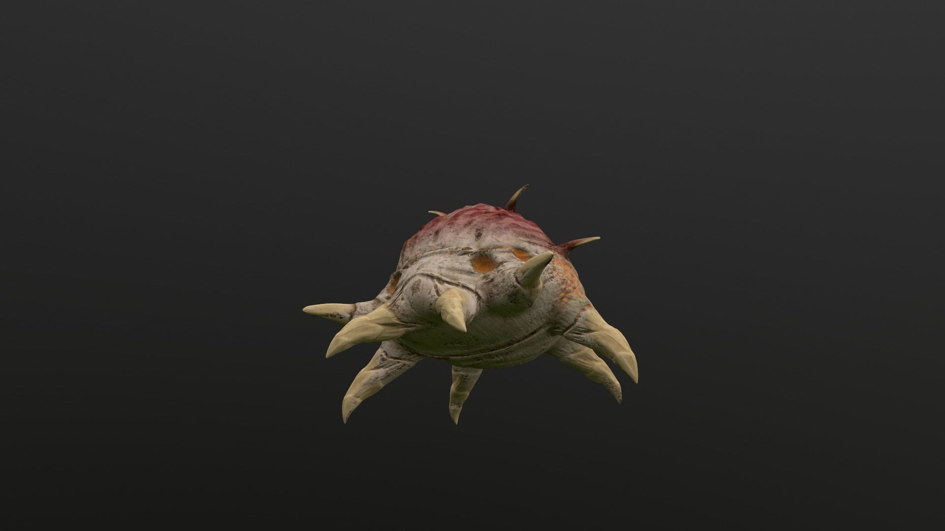 worms bug dust insect  Low-poly 3D model_3