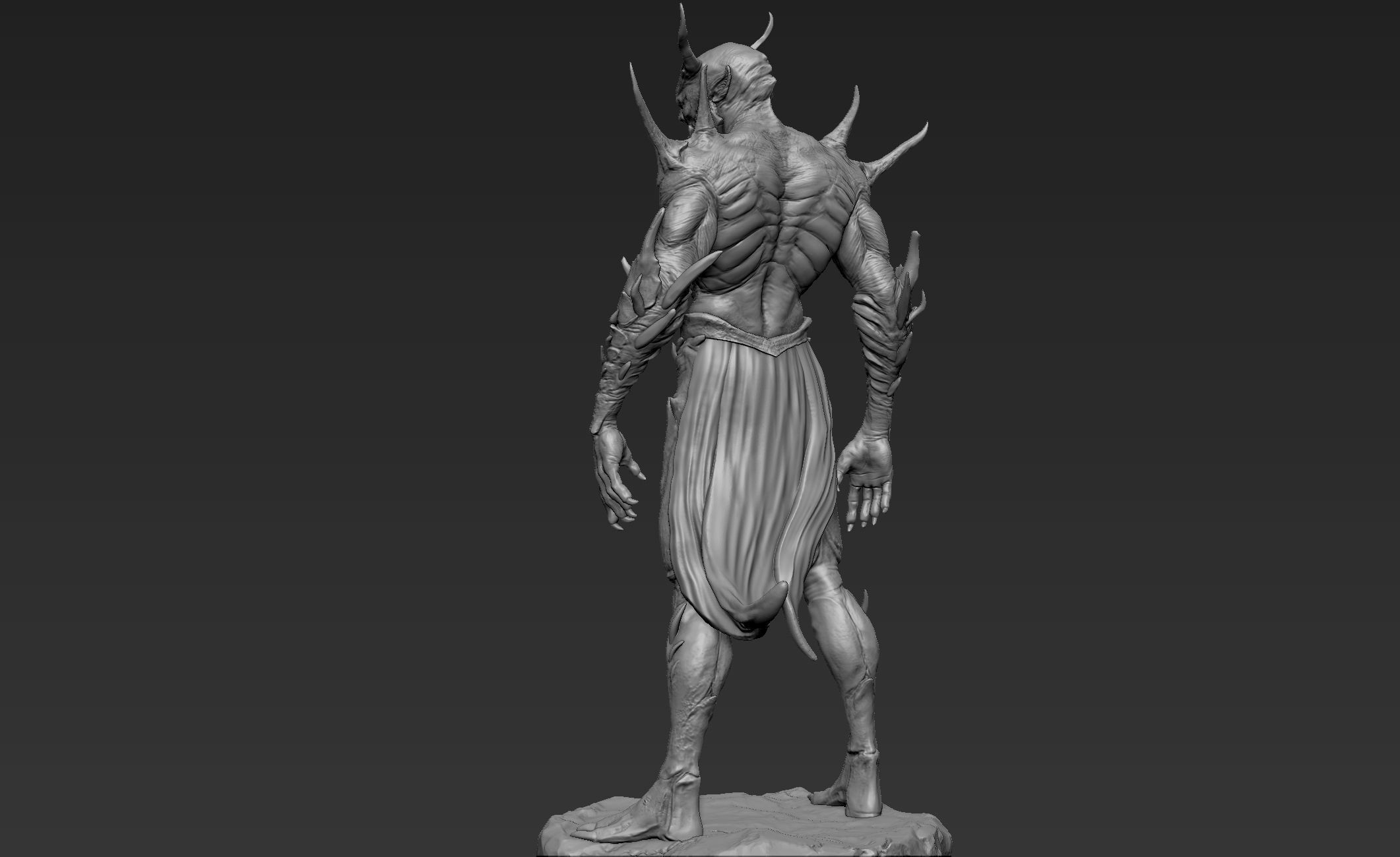 Barbatos rock 3D model_8