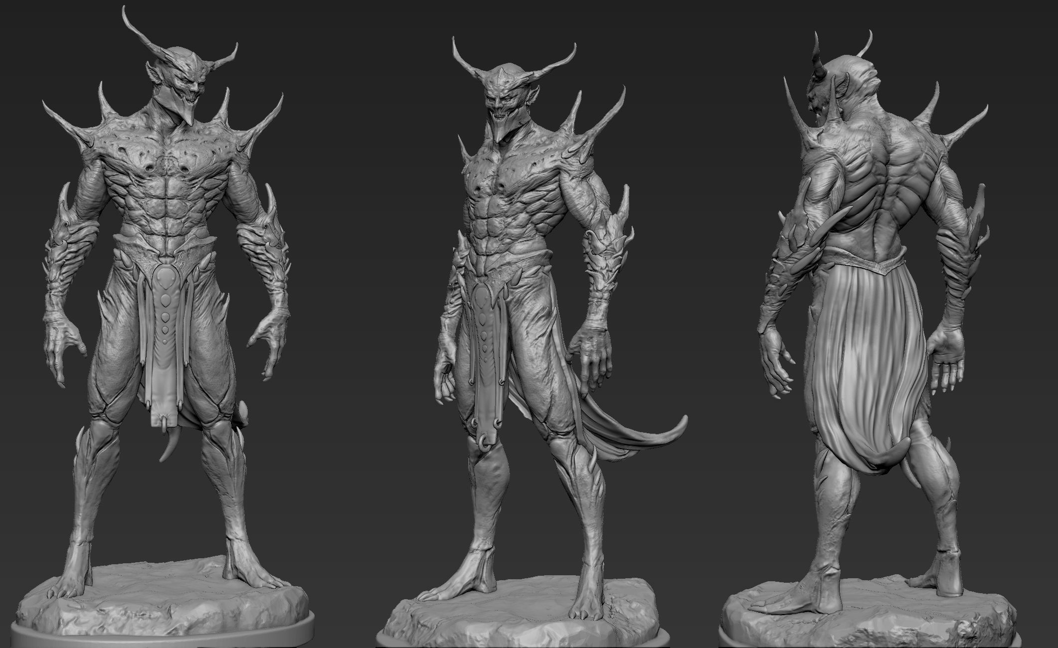 Barbatos rock 3D model_13