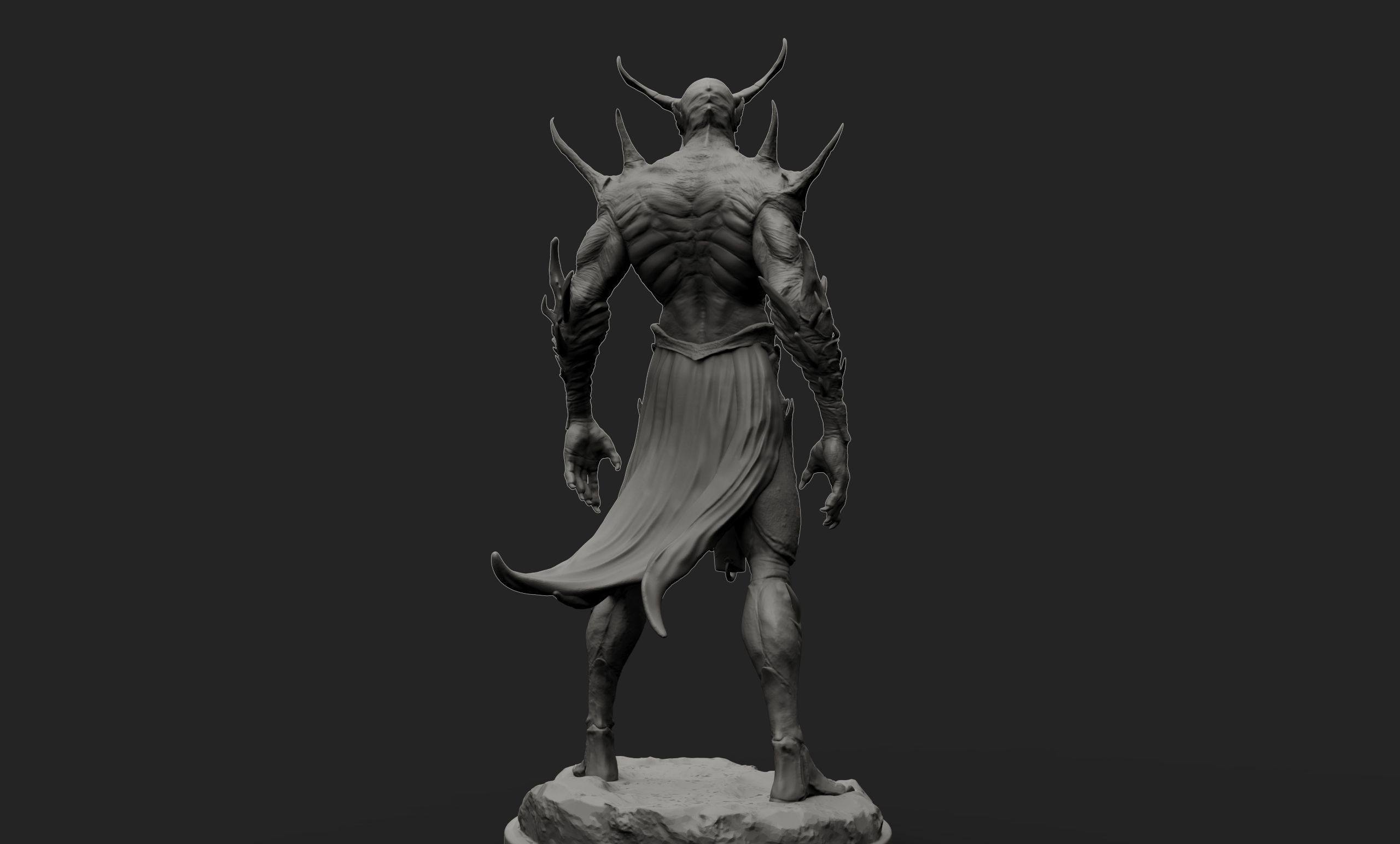 Barbatos rock 3D model_1