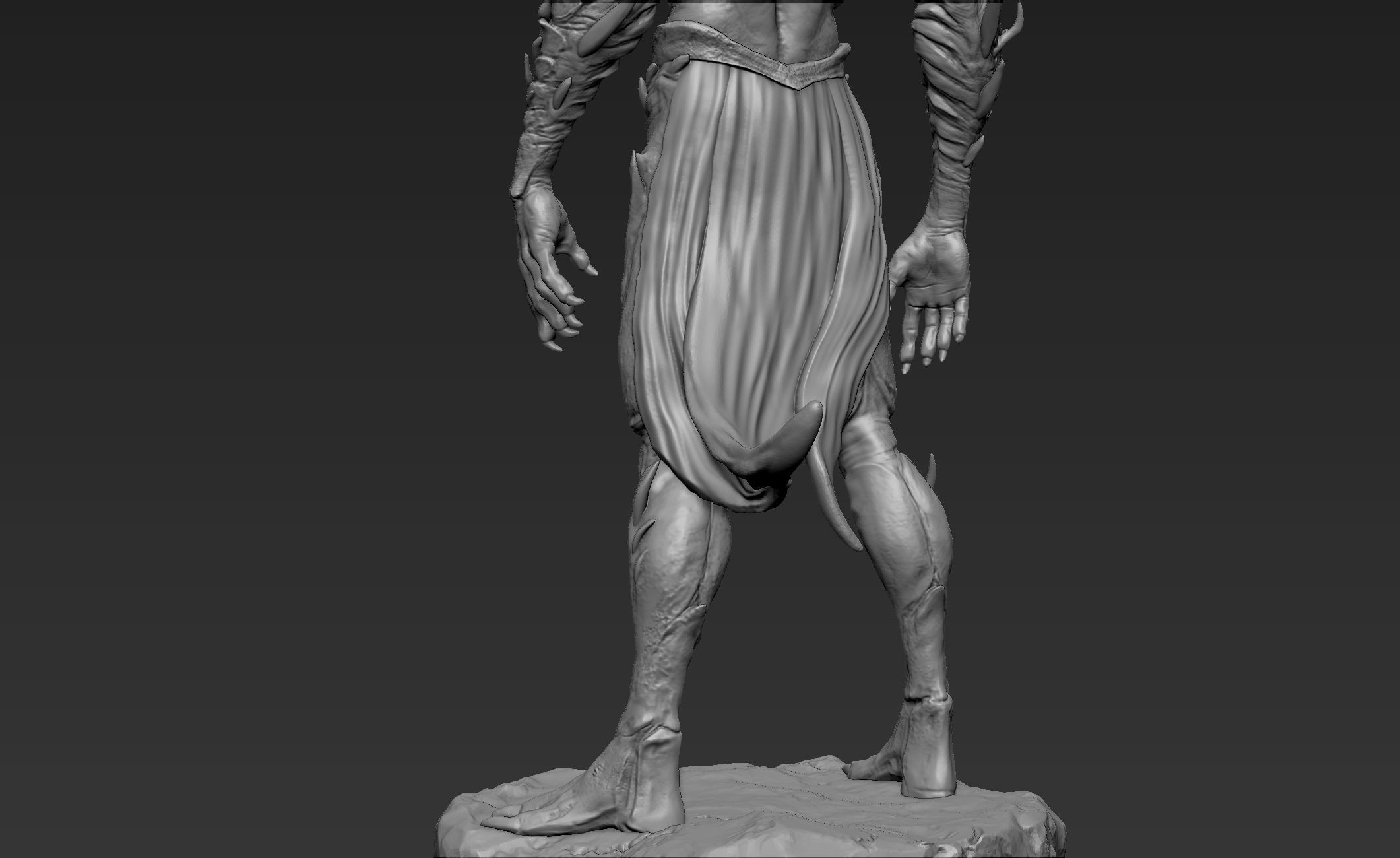 Barbatos rock 3D model_9