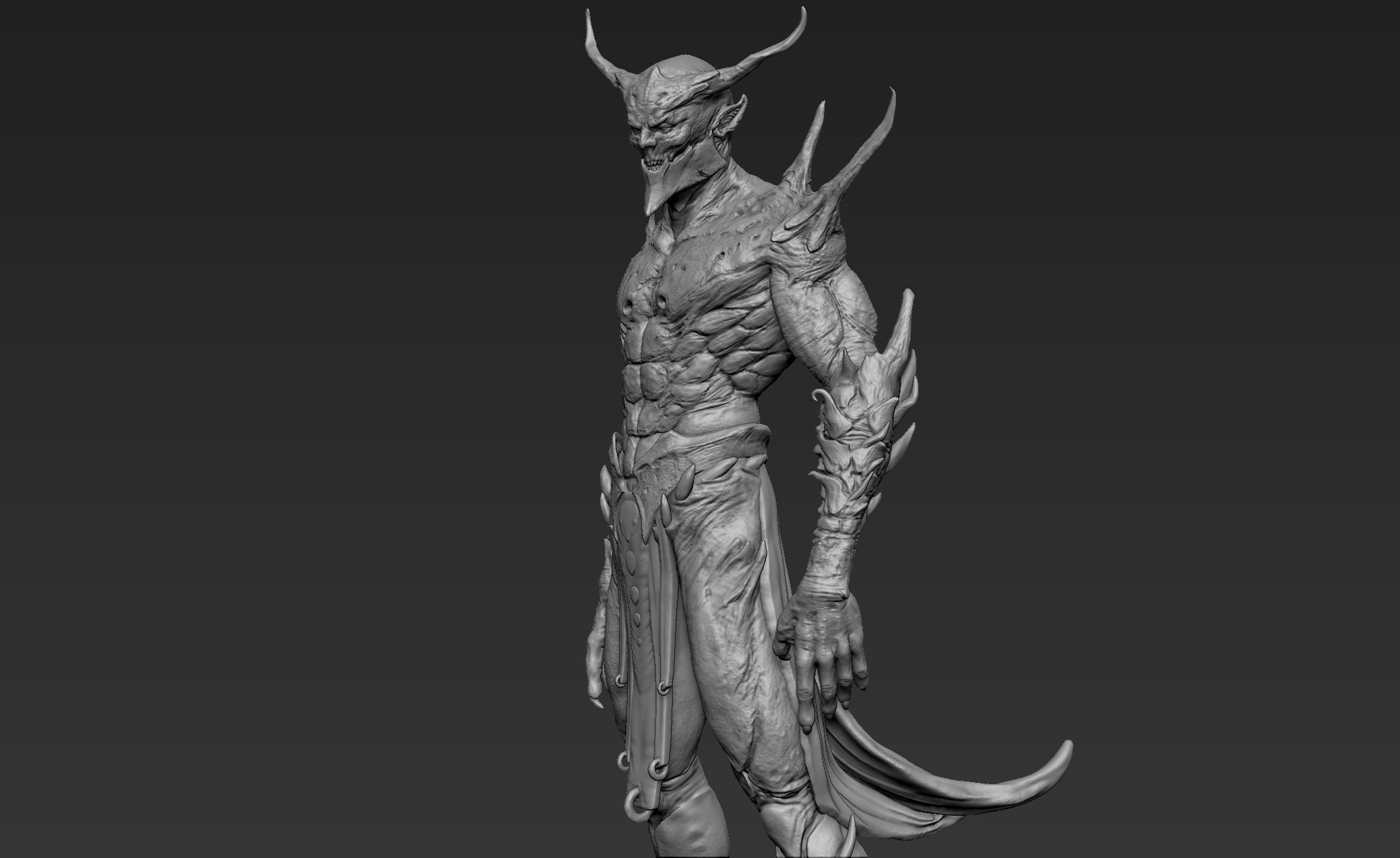 Barbatos rock 3D model_5