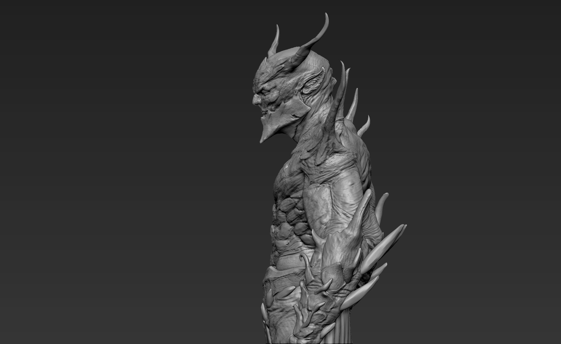 Barbatos rock 3D model_7