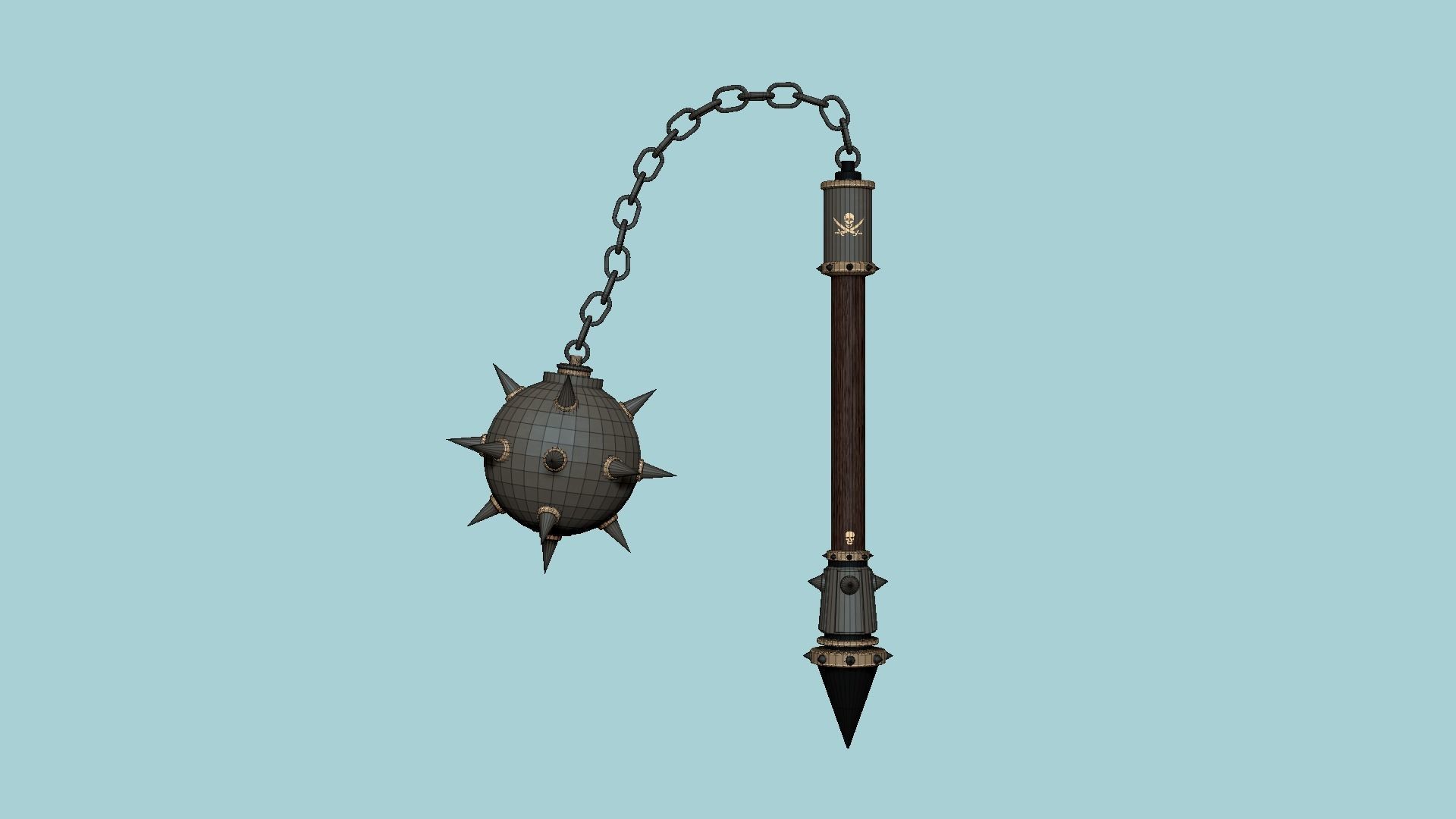 10 Medieval Flail Collection - Character Fantasy Weaponry _80