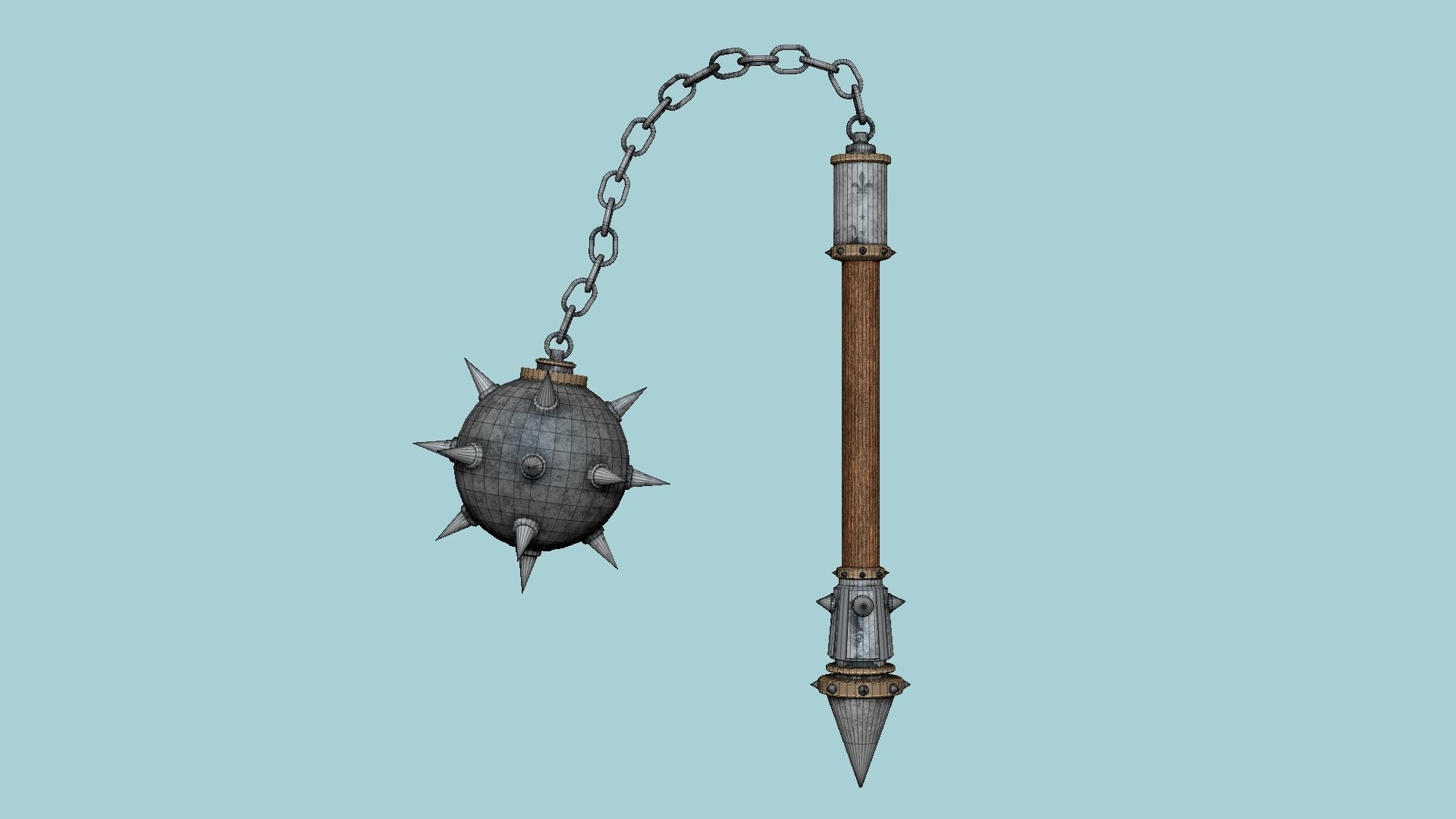 10 Medieval Flail Collection - Character Fantasy Weaponry _67