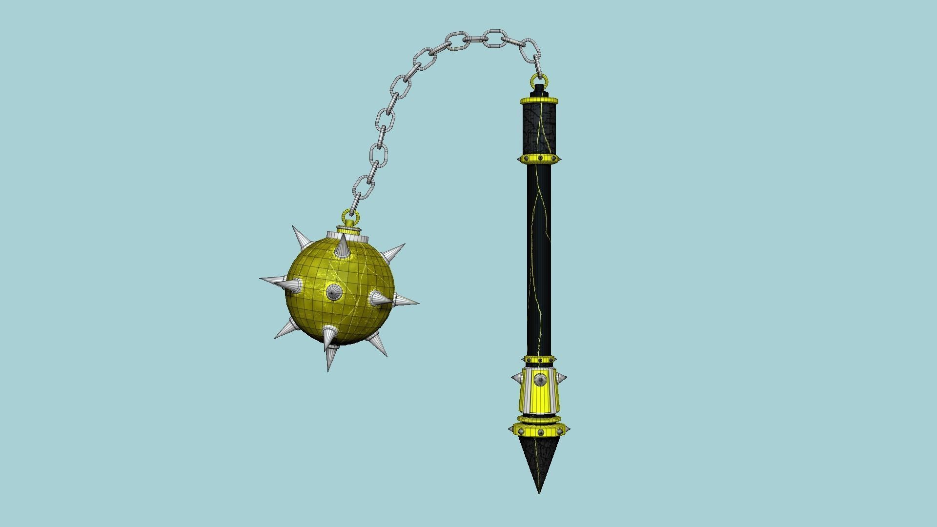 10 Medieval Flail Collection - Character Fantasy Weaponry _55