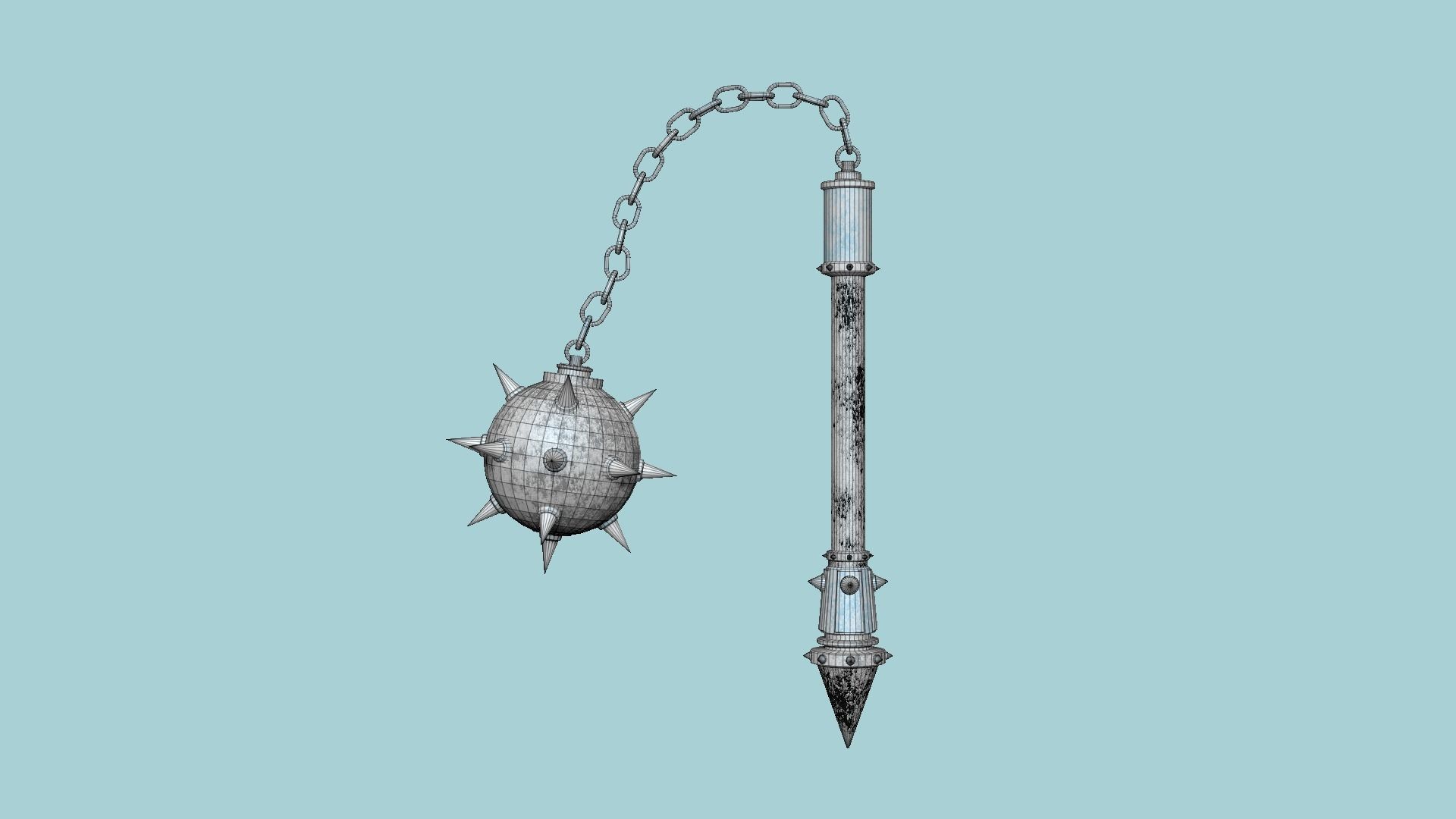 10 Medieval Flail Collection - Character Fantasy Weaponry _79