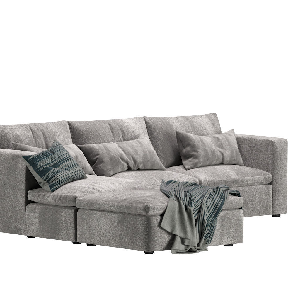 Coco Republic Realm Modular Sofa 3D model_5