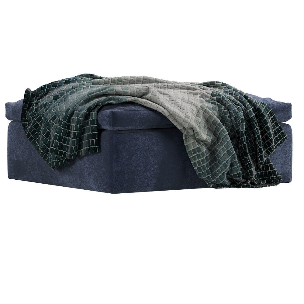 Coco Republic Realm Ottoman 3D model_1