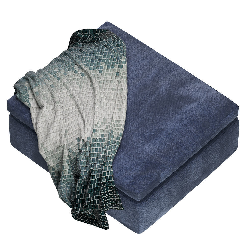 Coco Republic Realm Ottoman 3D model_2