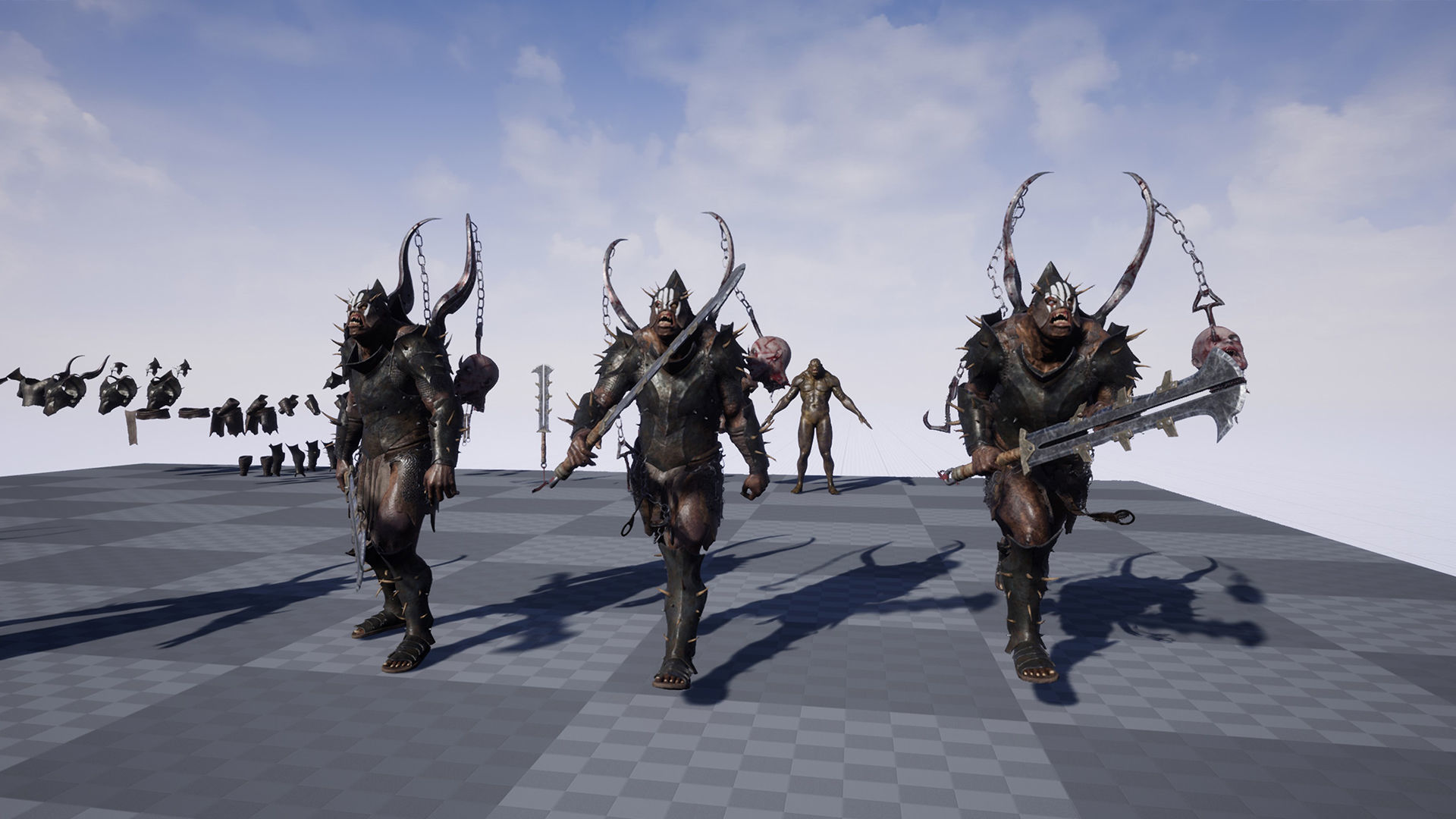 Heavy Orc Low-poly 3D model_19