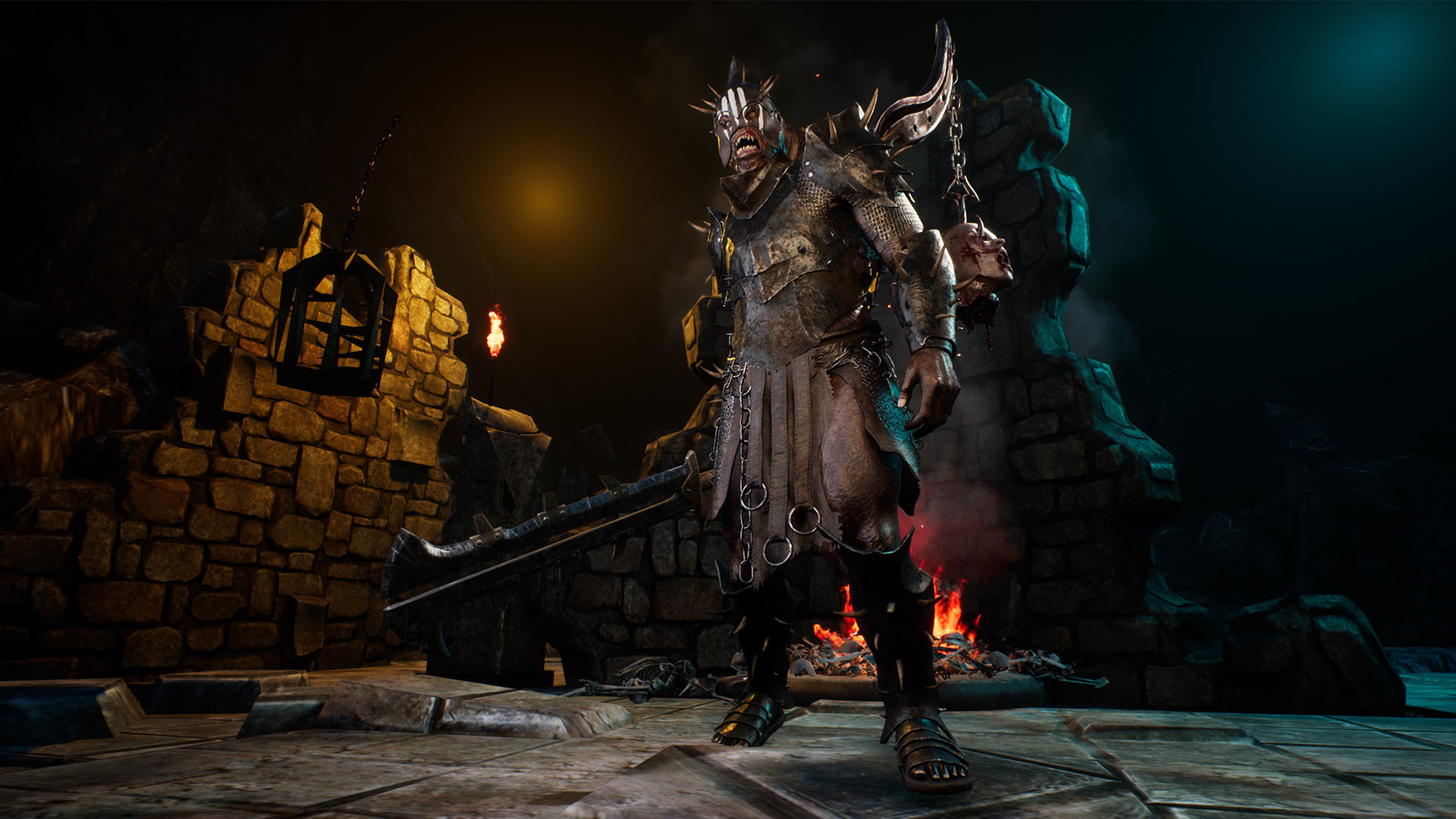 Heavy Orc Low-poly 3D model_14