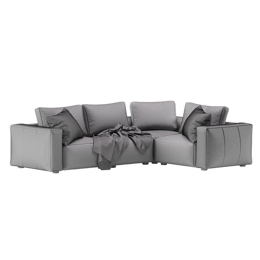 Coco Republic The Soren Modular Sofa 3D model_6