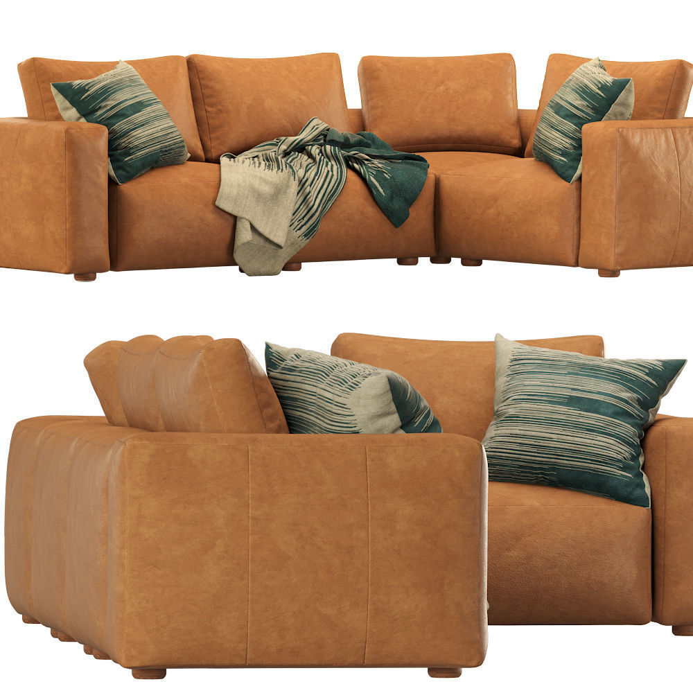 Coco Republic The Soren Modular Sofa 3D model_1