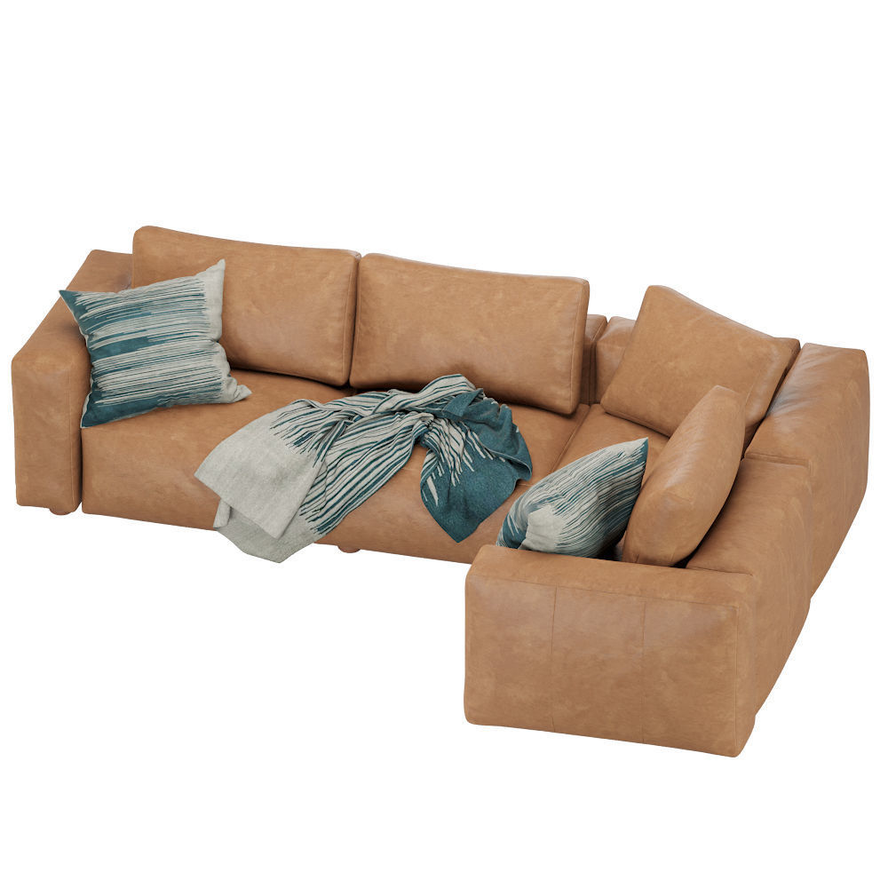 Coco Republic The Soren Modular Sofa 3D model_5