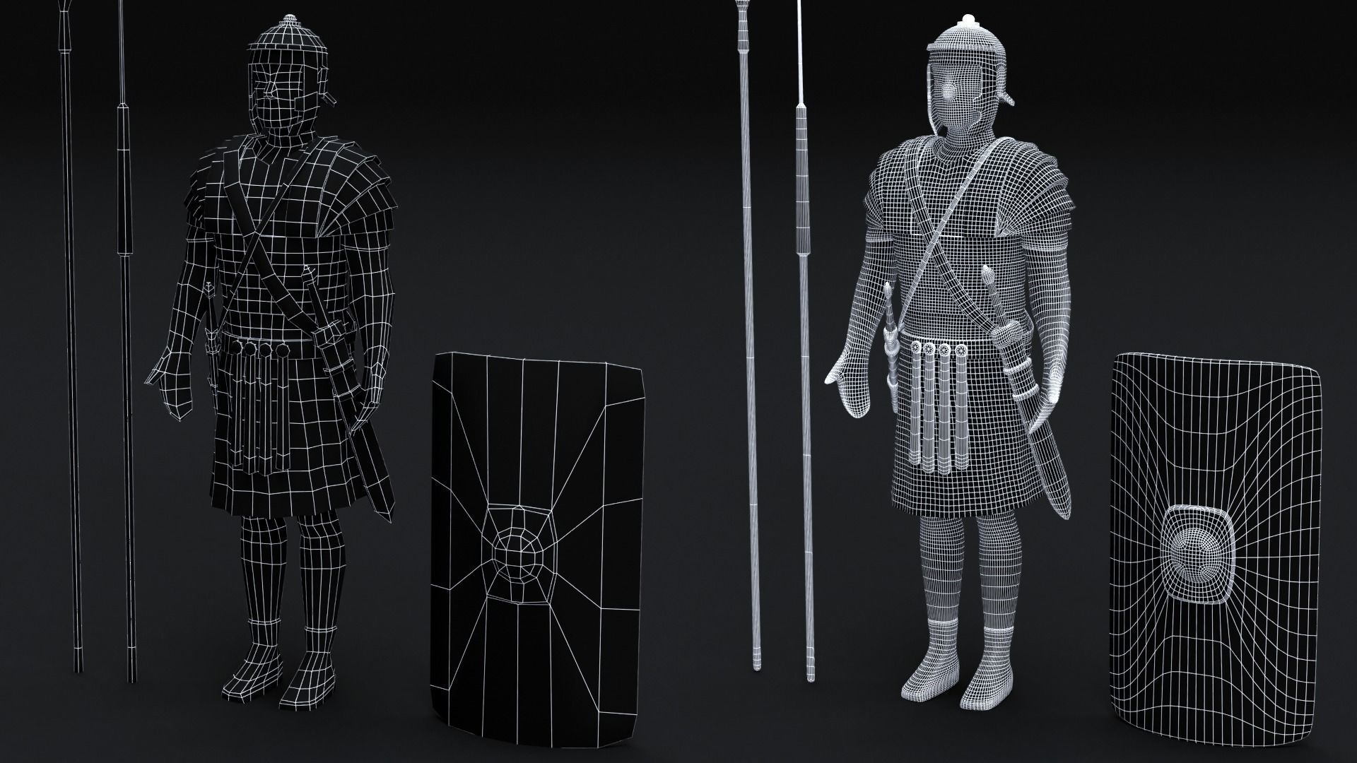 3D model Roman Soldier 2 VR / AR / low-poly | CGTrader