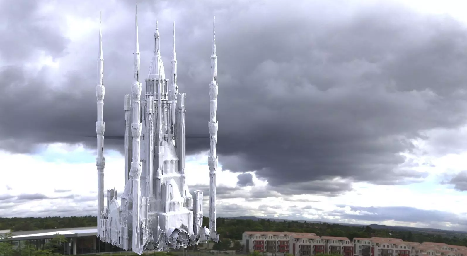 Persian Dome fantasy 3D model