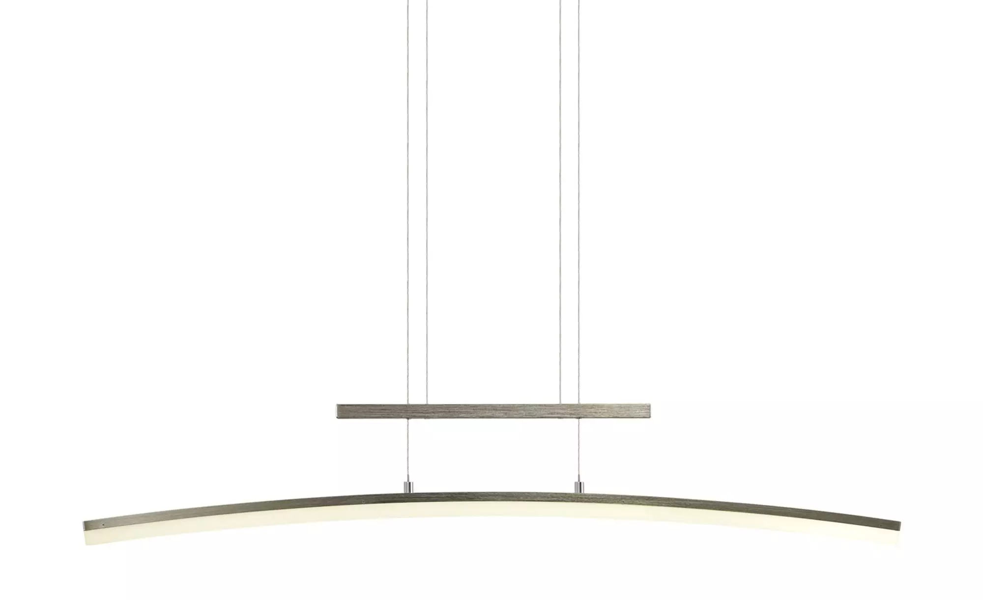Luminaria colgante LED estilo Wofi lineal curva minimalista 3D model