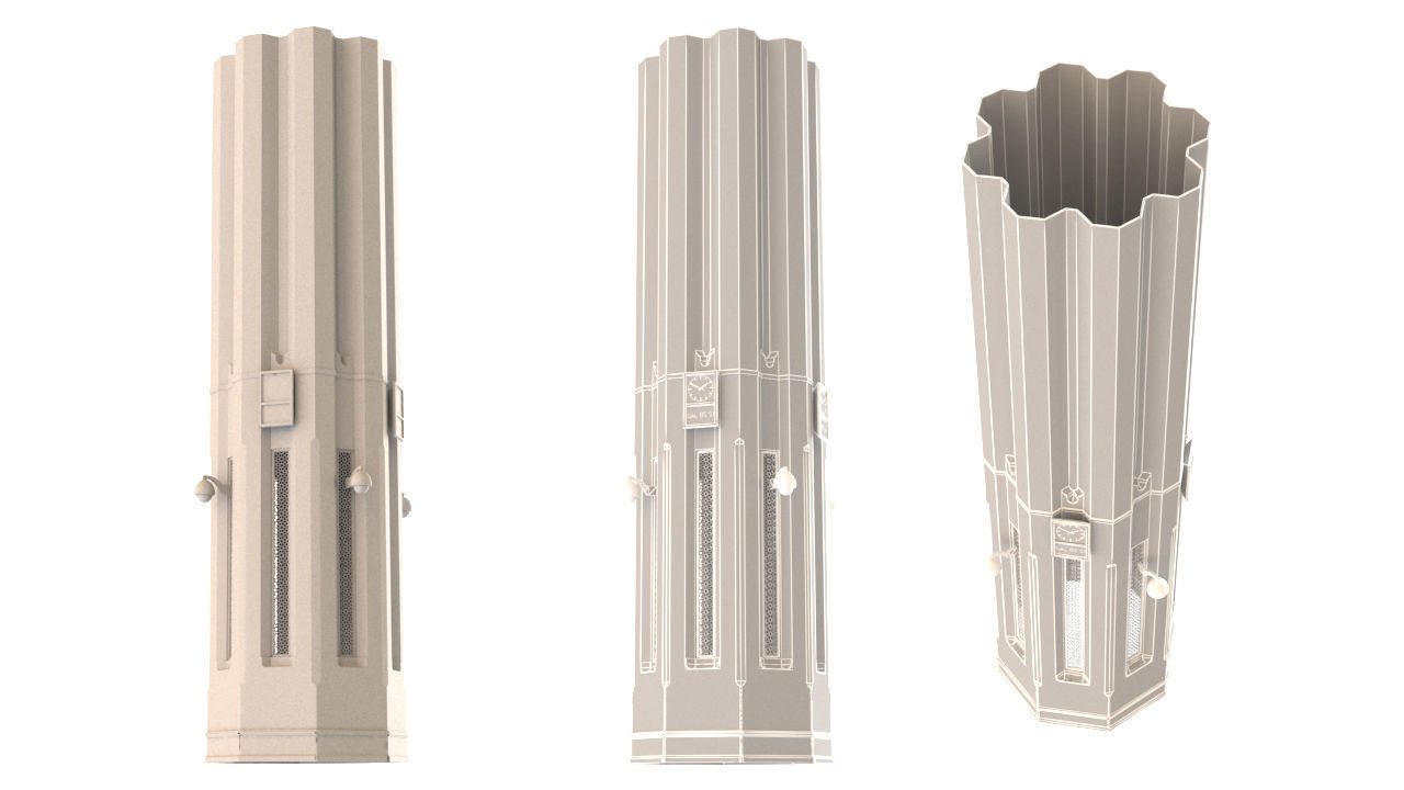 Islamic architectural decorations 3D model_1