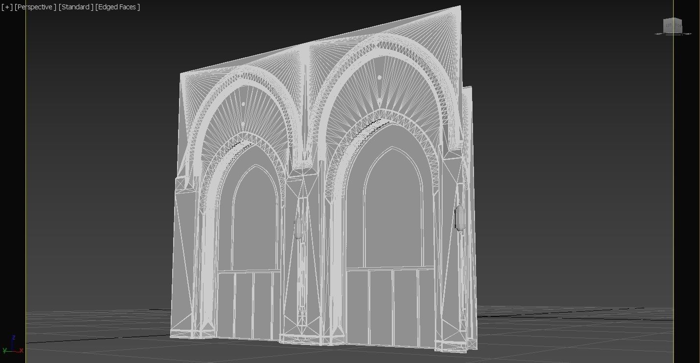 Islamic architectural decorations 3D model_7