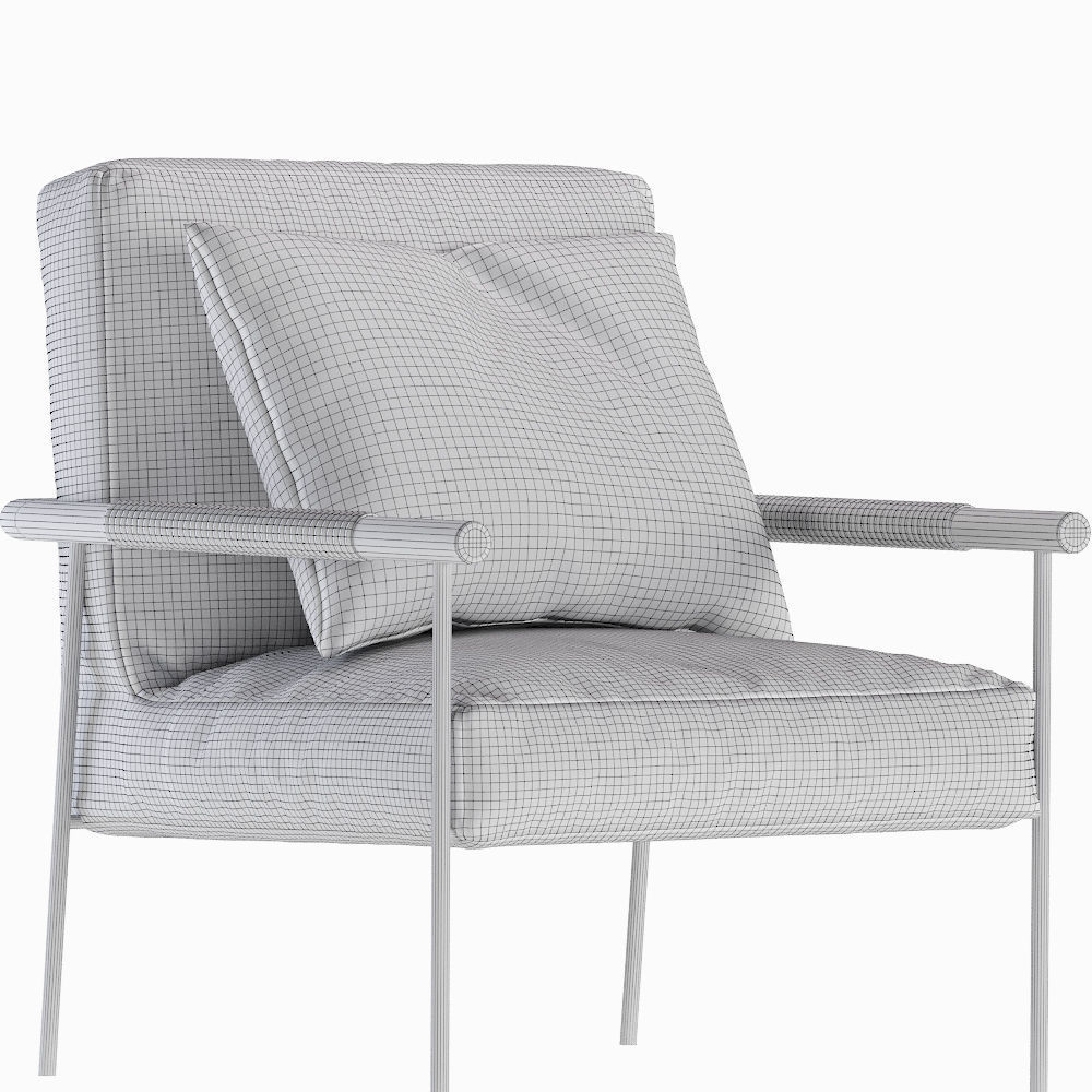 Sherpa Atticus Armchair 3D model_5
