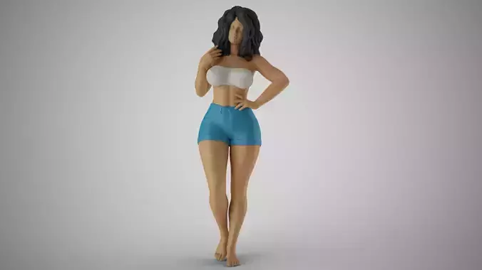 Woman Expressing Herself