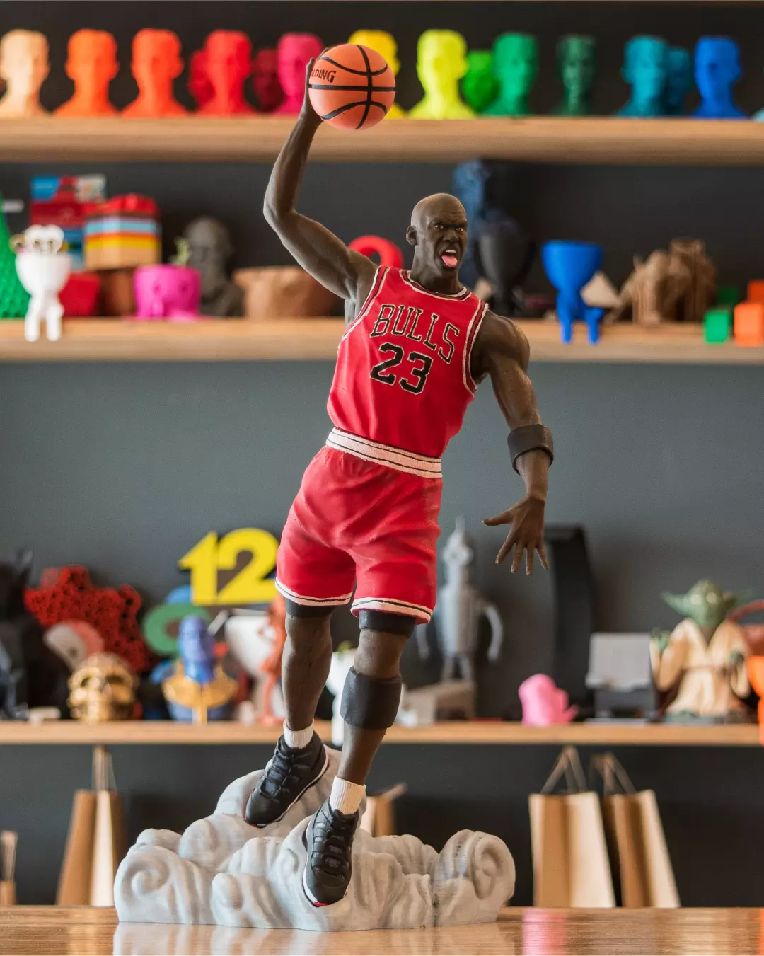 Air Jordan Figurine 3D Printing 16 inch  41 cm tall 3D print model_0