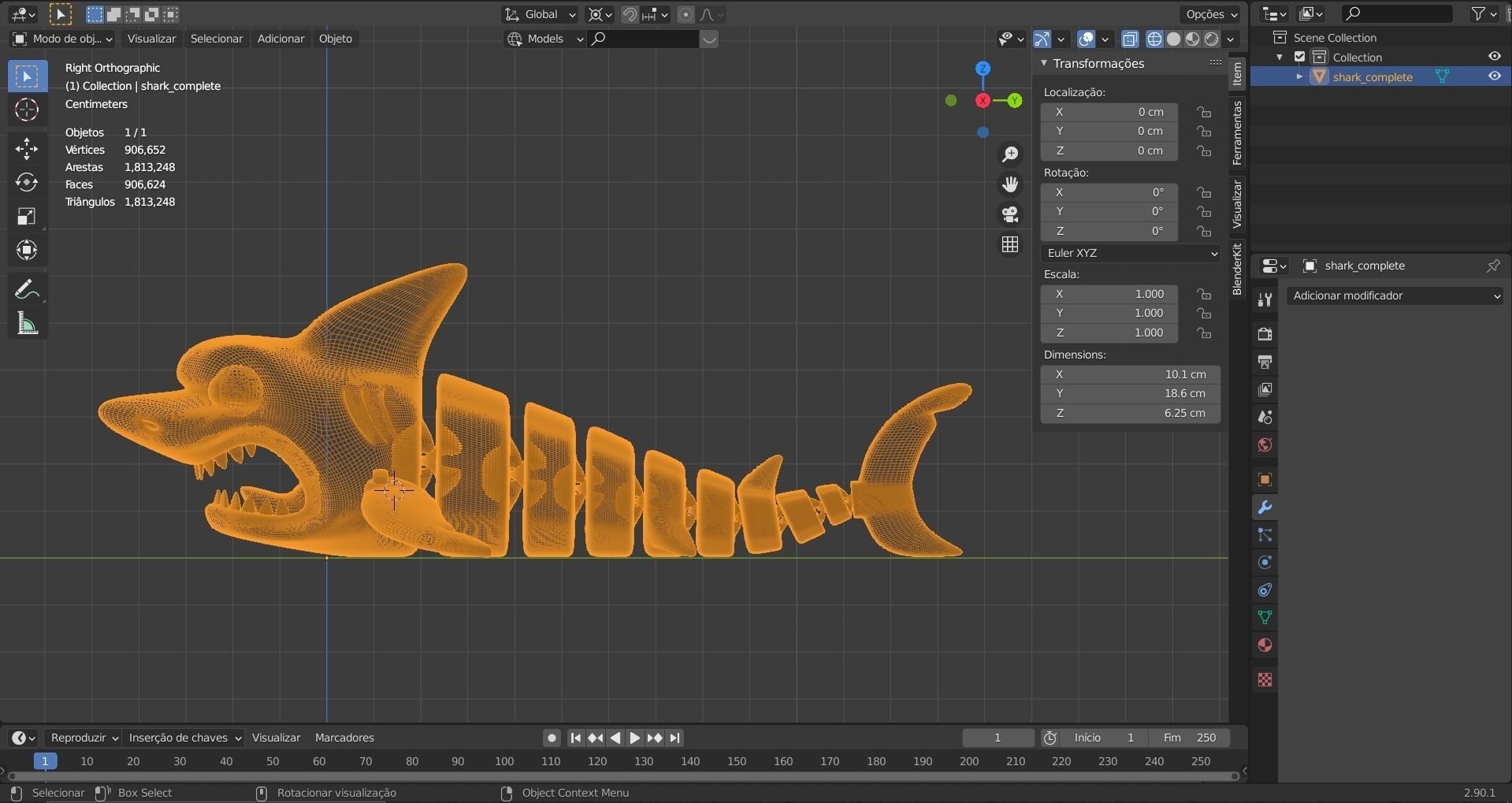 SHARK FLEX TOY print 3d - blender 3d Free 3D print model_12
