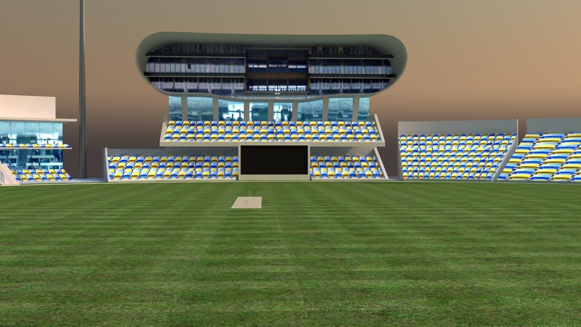 Kensington Oval Cricket Stadium 3D model_21