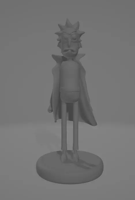 Rick Sanchez Figure 3D print model