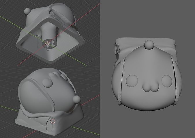 Poring Ragnarok Keycap 3D print model