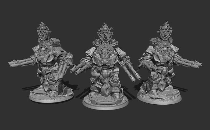Thousand brothers contemptor magical dead inside dreadnought 3D print model