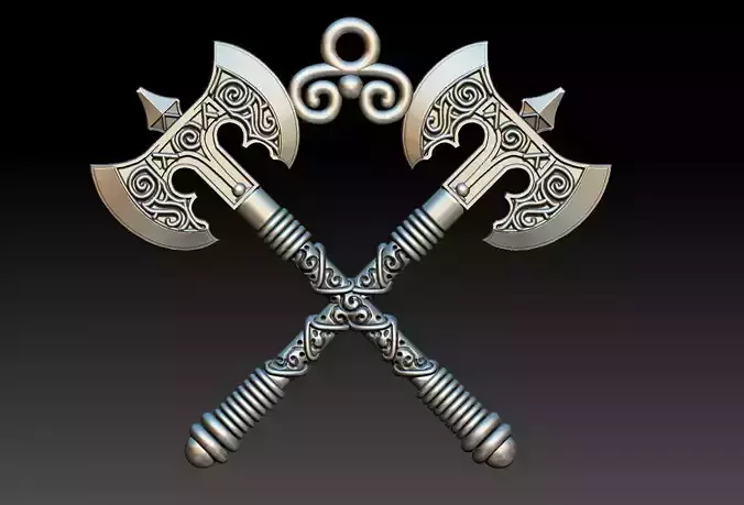 Xango Axe Machado 3D print model