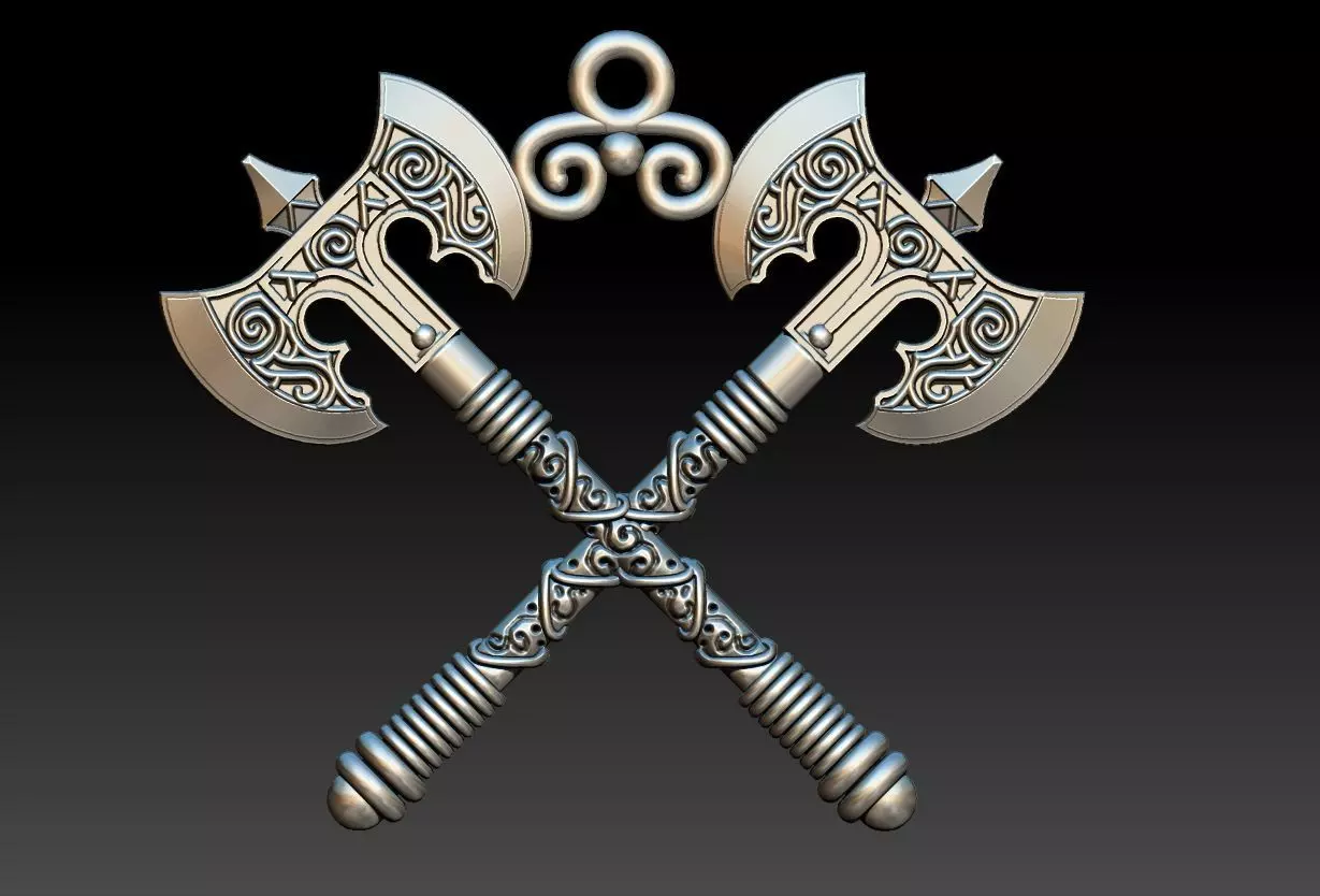 Xango Axe Machado 3D print model 3D print model_0