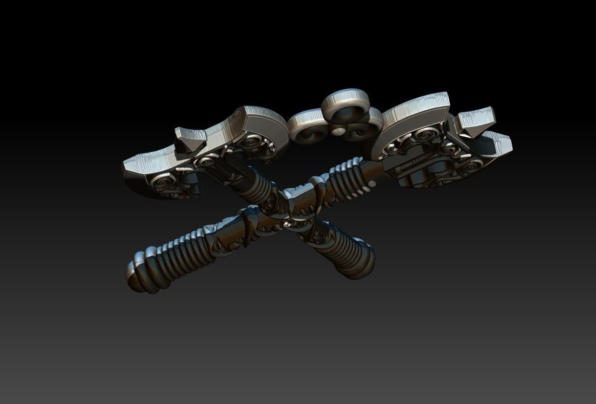 Xango Axe Machado 3D print model 3D print model_3