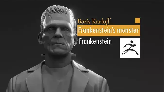 Boris Karloff - Frankenstein s monster - Frankenstein 1931 3D print model