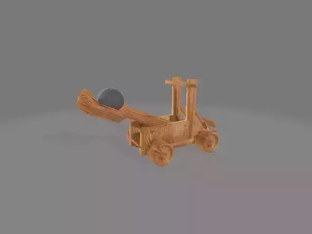 CATAPULTA wooden toy forklift