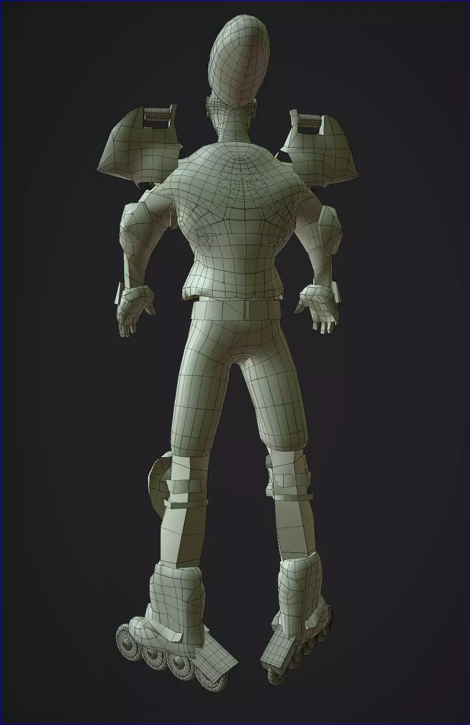 Roller robot 3D model