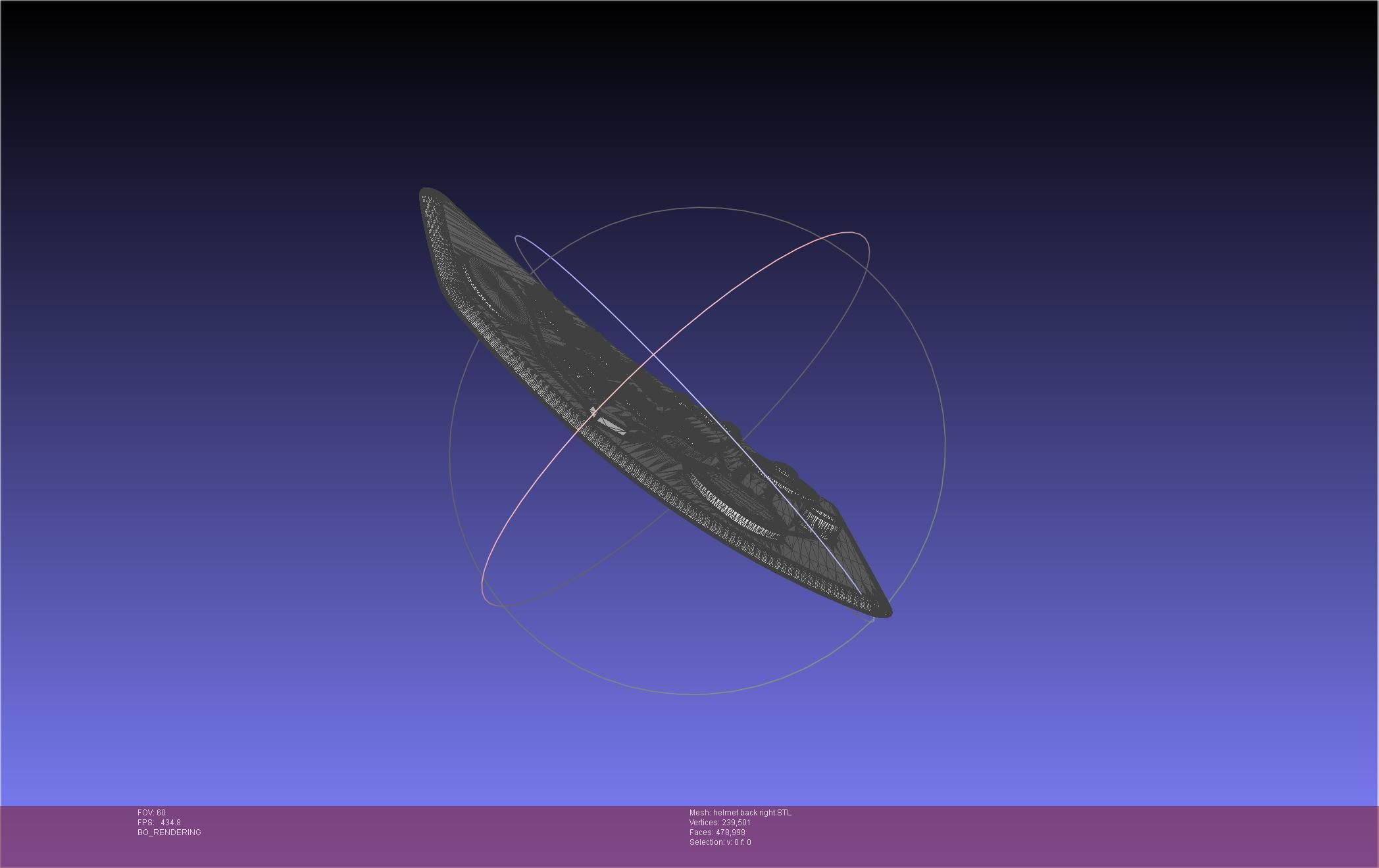 ALIEN Spacesuit Helmet Back Insert 3D print model_83