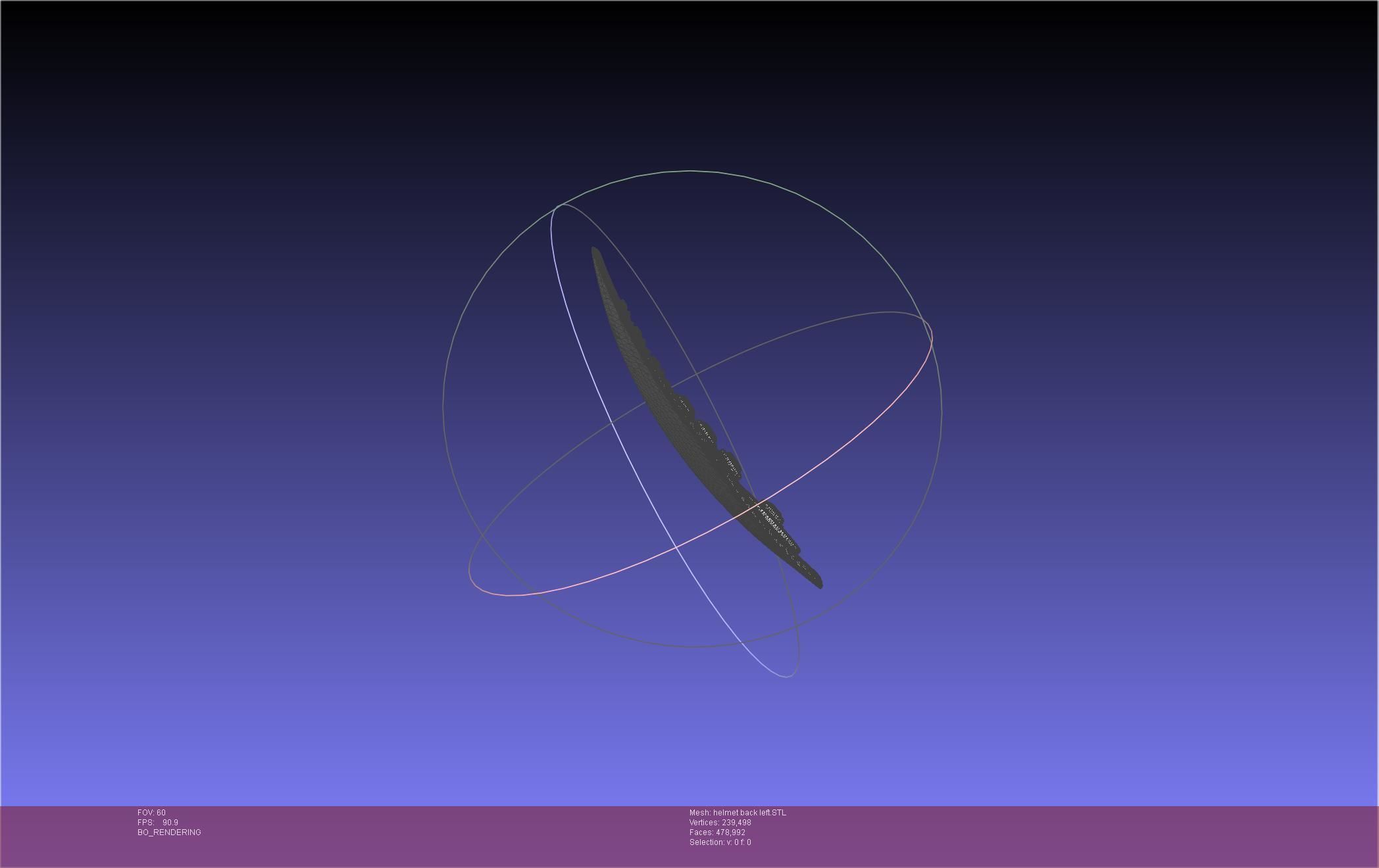 ALIEN Spacesuit Helmet Back Insert 3D print model_45