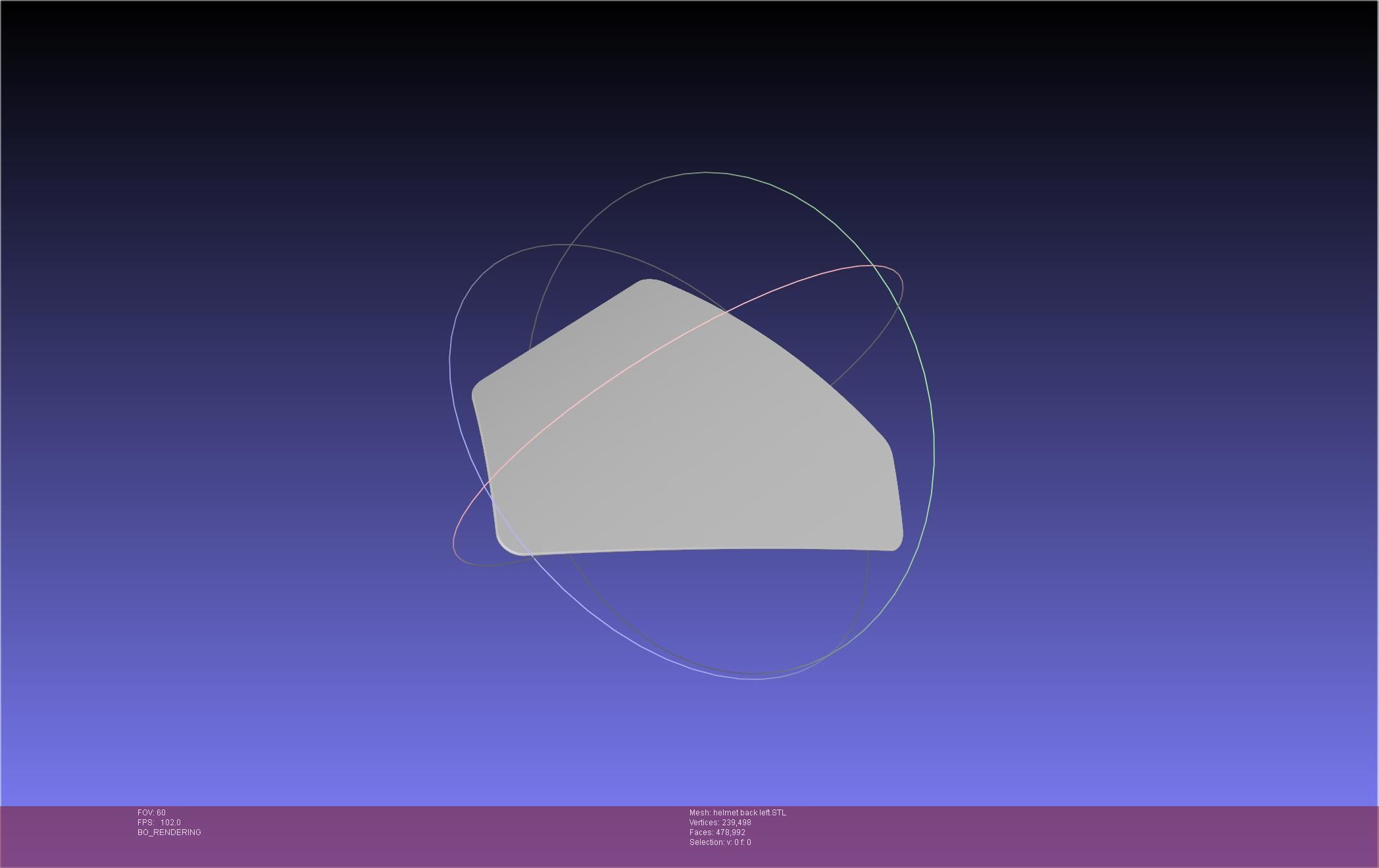 ALIEN Spacesuit Helmet Back Insert 3D print model_28