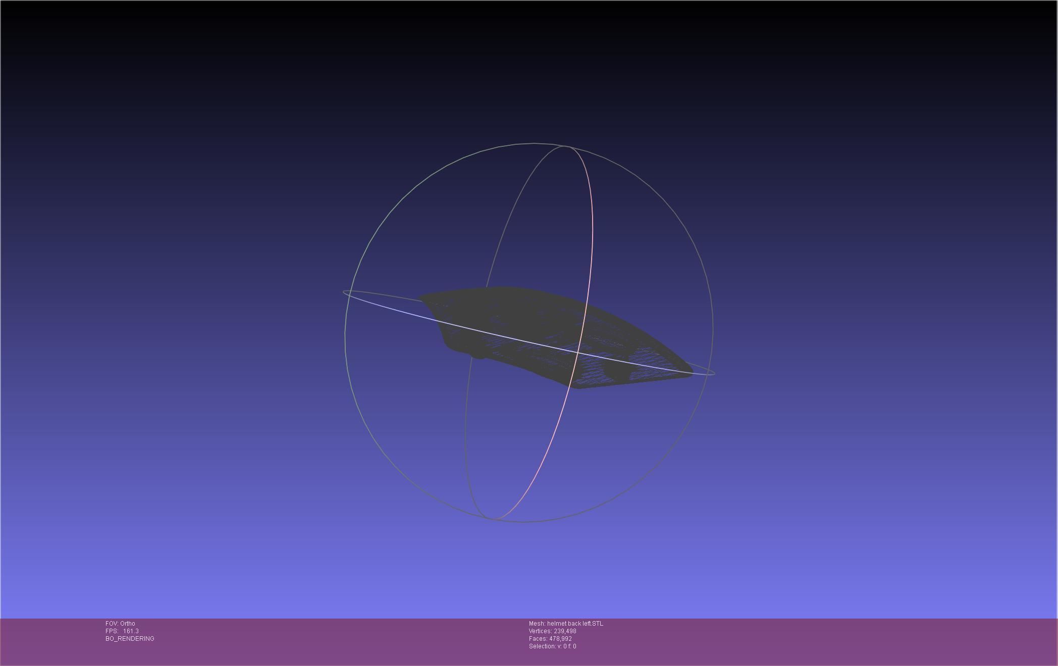 ALIEN Spacesuit Helmet Back Insert 3D print model_53