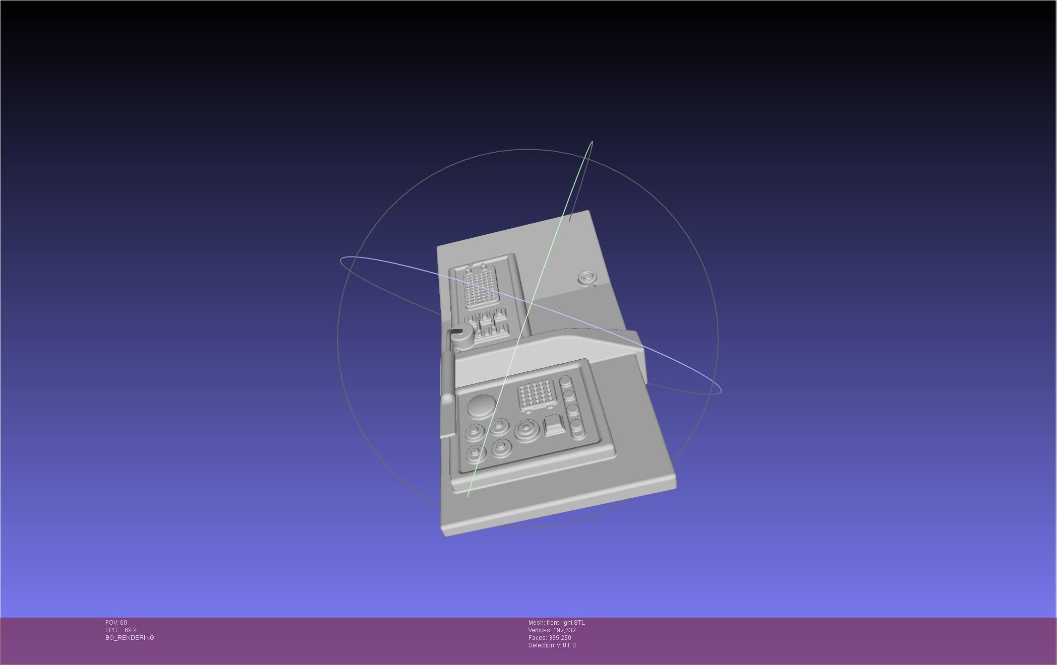 ALIEN Spacesuit Helmet Front Inserts 3D print model_90