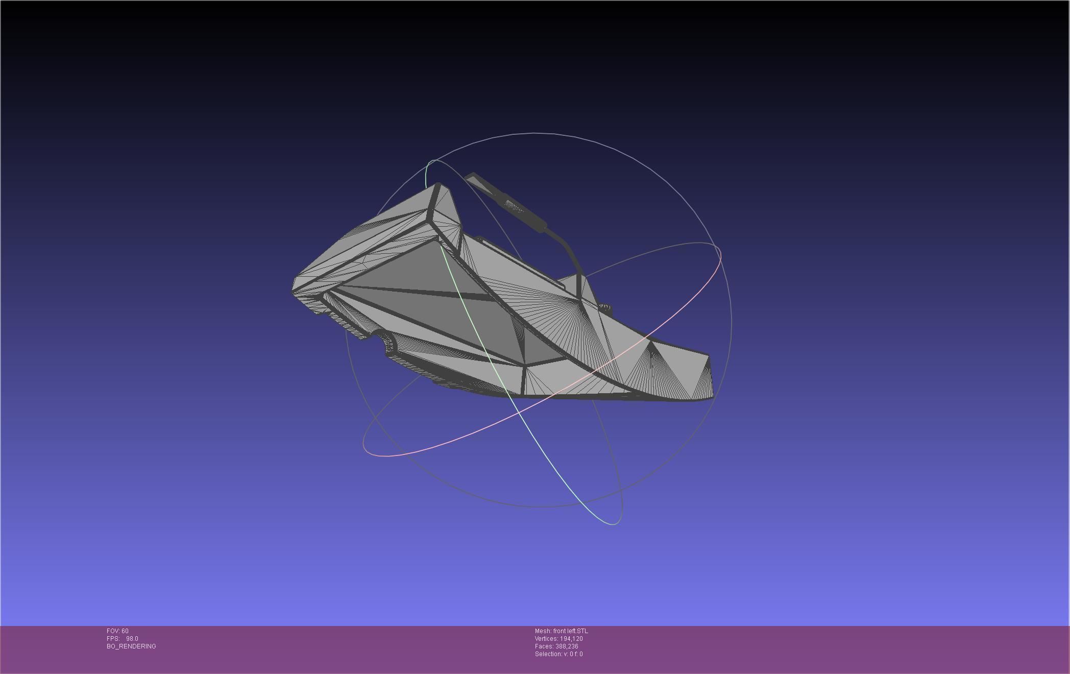 ALIEN Spacesuit Helmet Front Inserts 3D print model_69