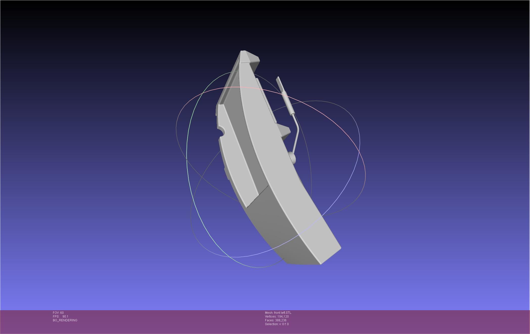 ALIEN Spacesuit Helmet Front Inserts 3D print model_58