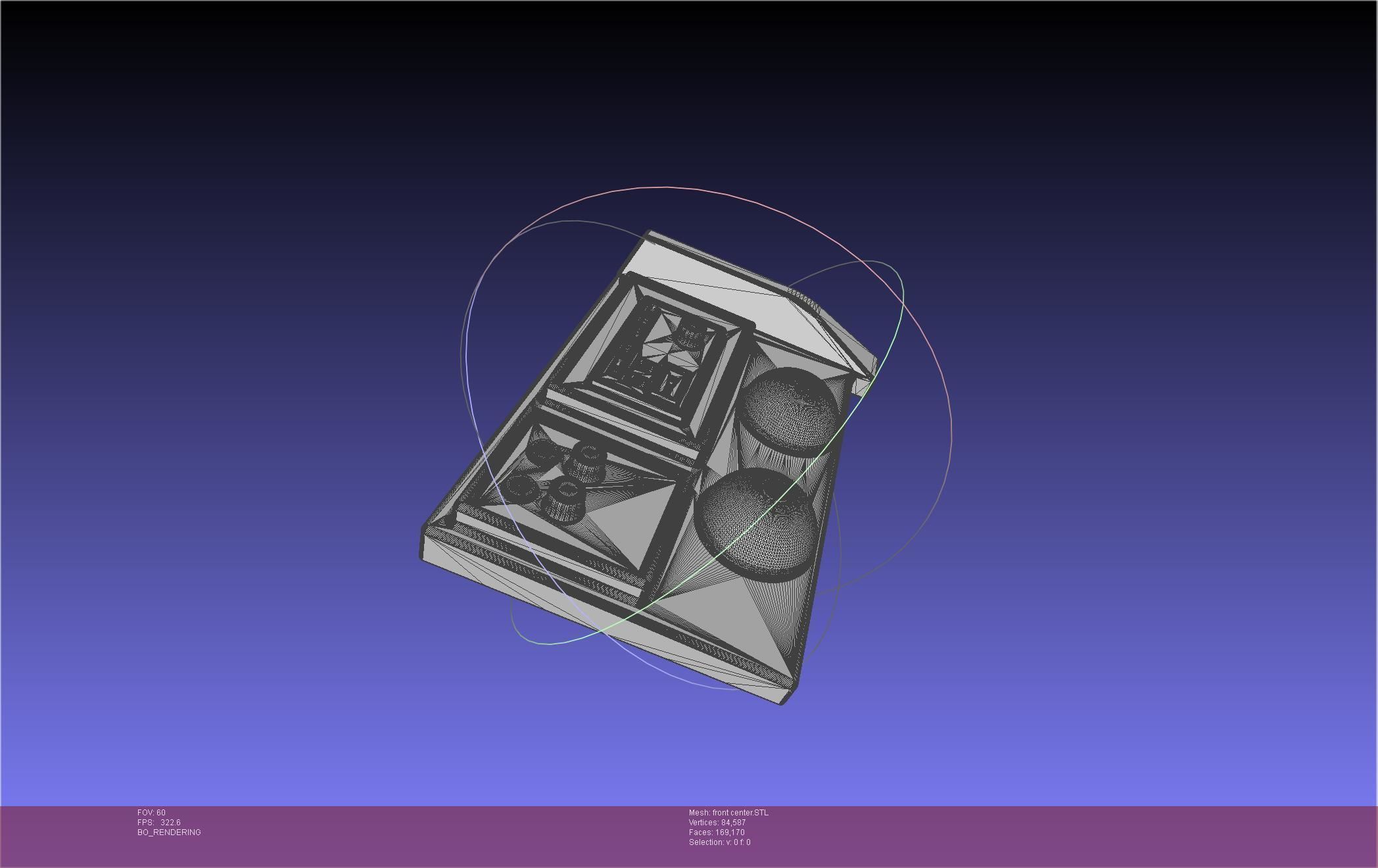 ALIEN Spacesuit Helmet Front Inserts 3D print model_34