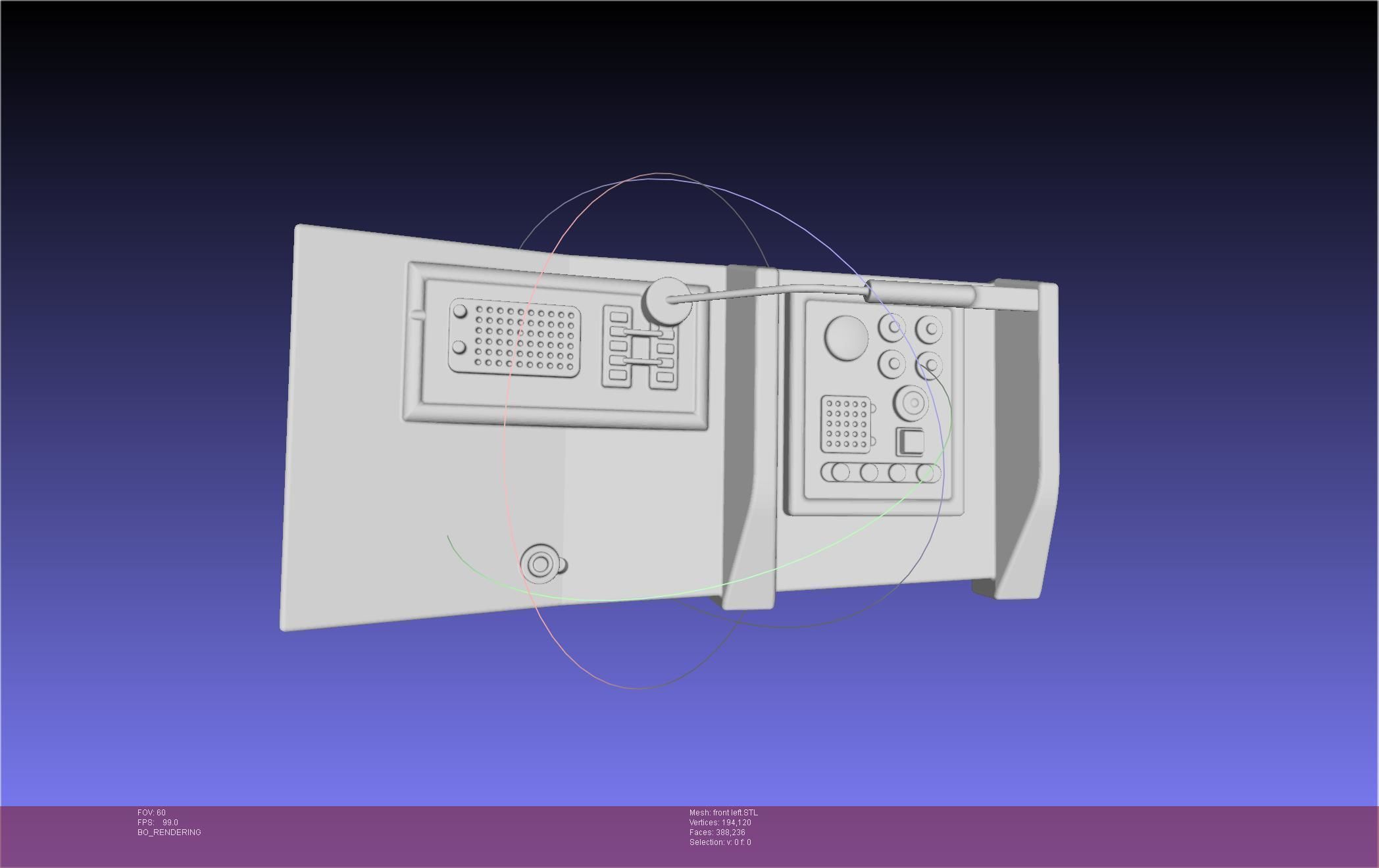 ALIEN Spacesuit Helmet Front Inserts 3D print model_77