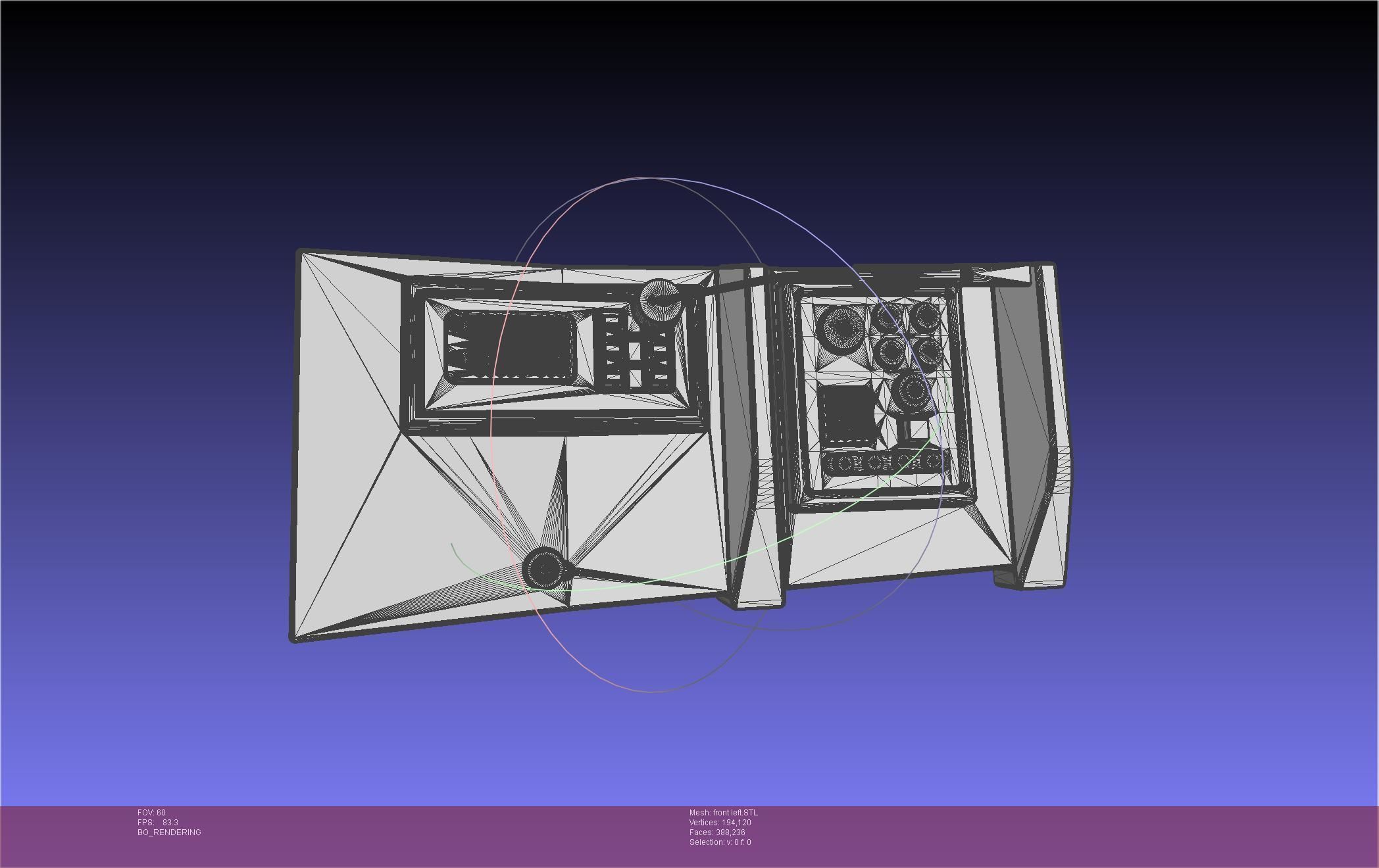 ALIEN Spacesuit Helmet Front Inserts 3D print model_75